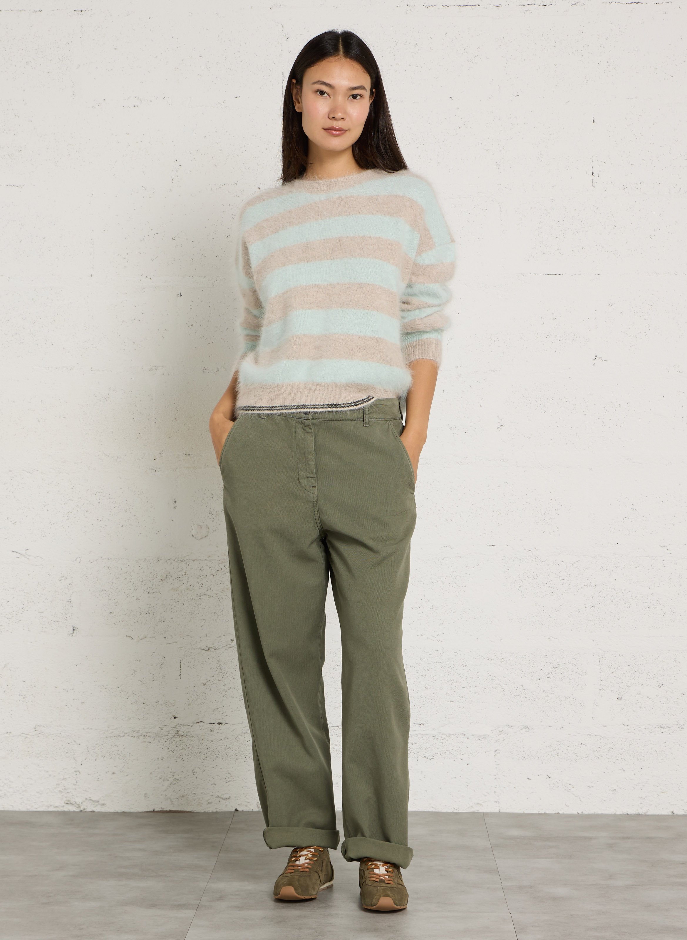Wide-leg pants BELLEROSE Khaki