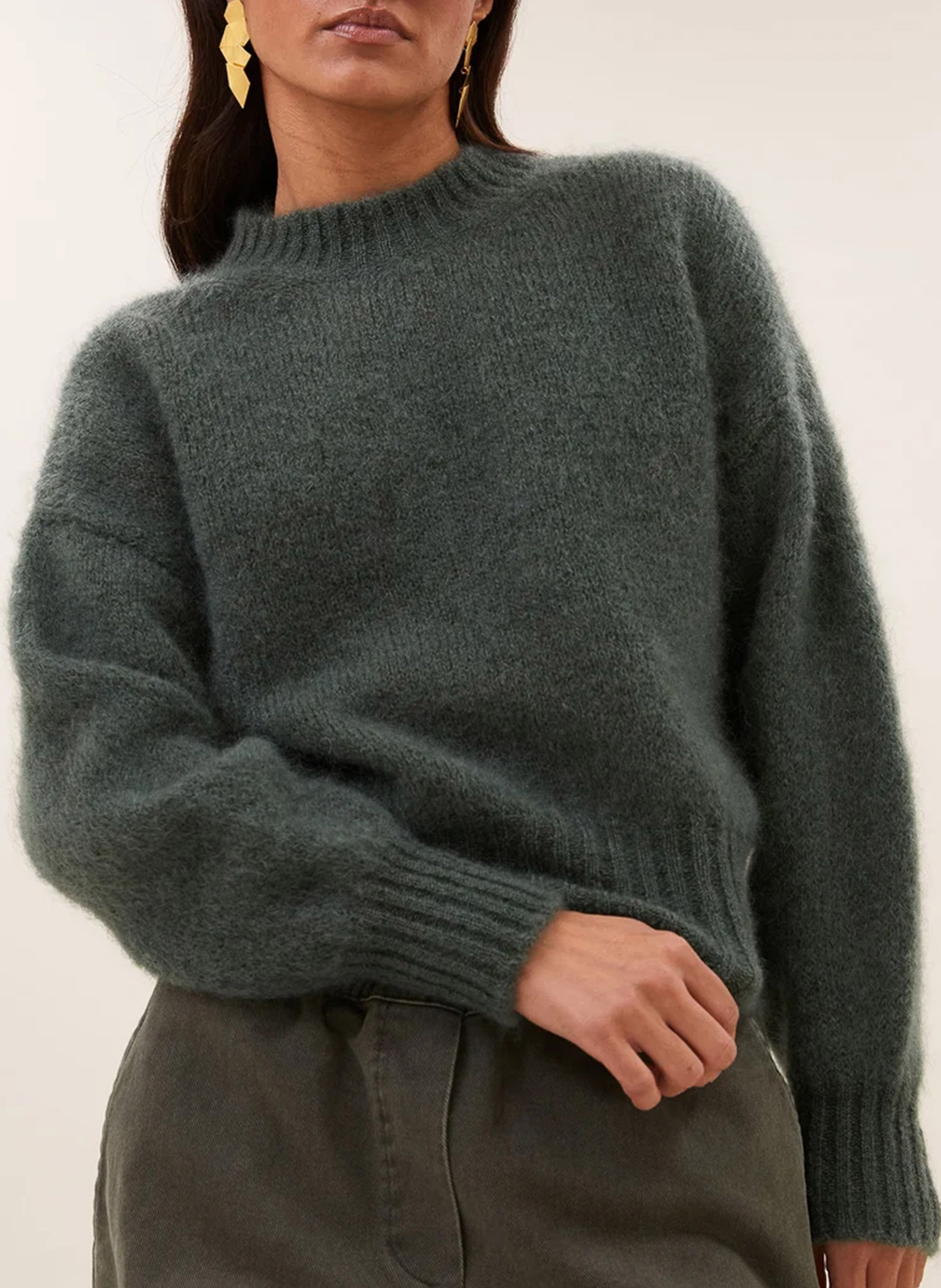 Pull oversize en laine mélangée BY BAR