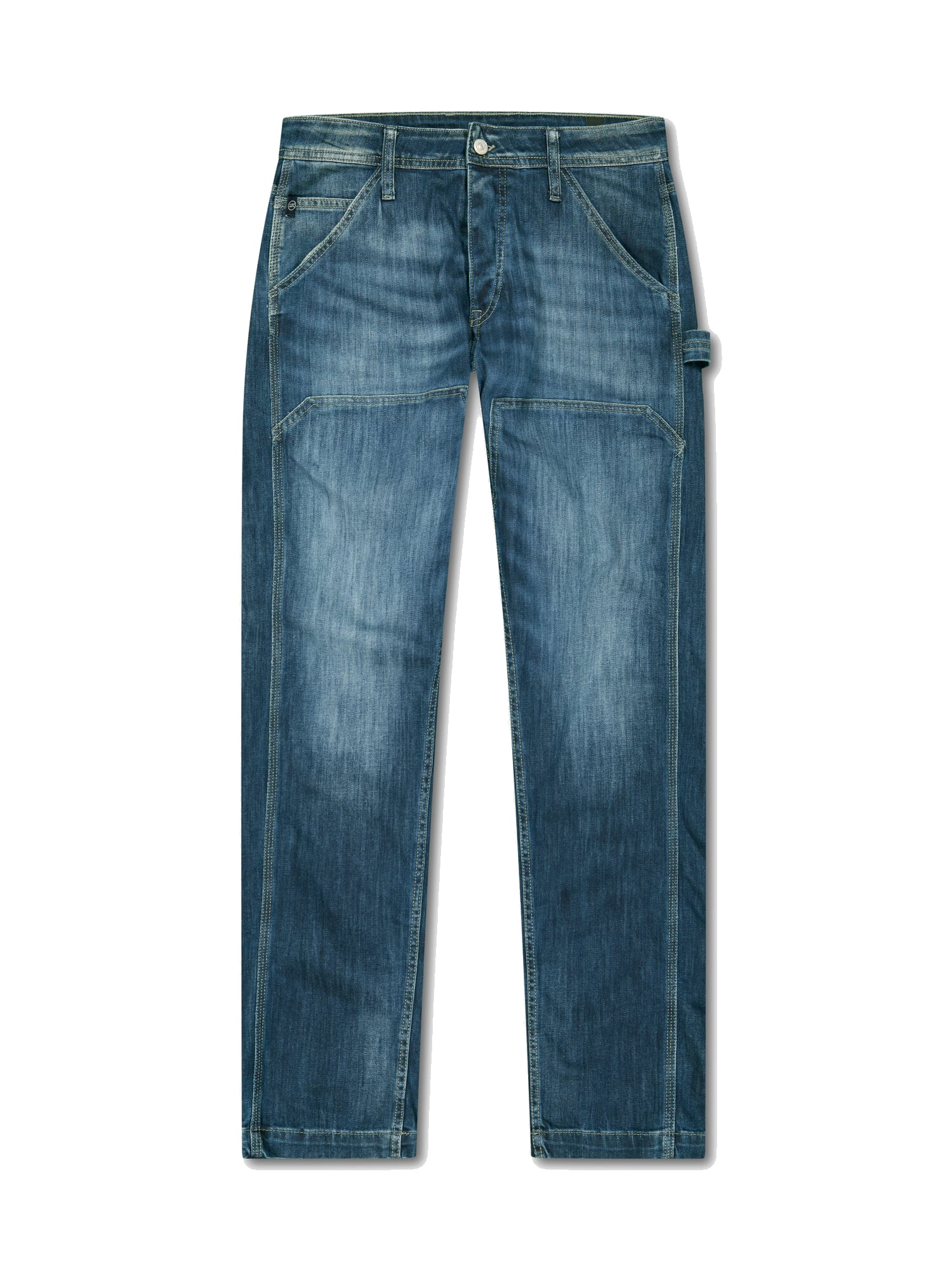 Loose-Fit Buttoned Jeans LE TEMPS DES CERISES Blue