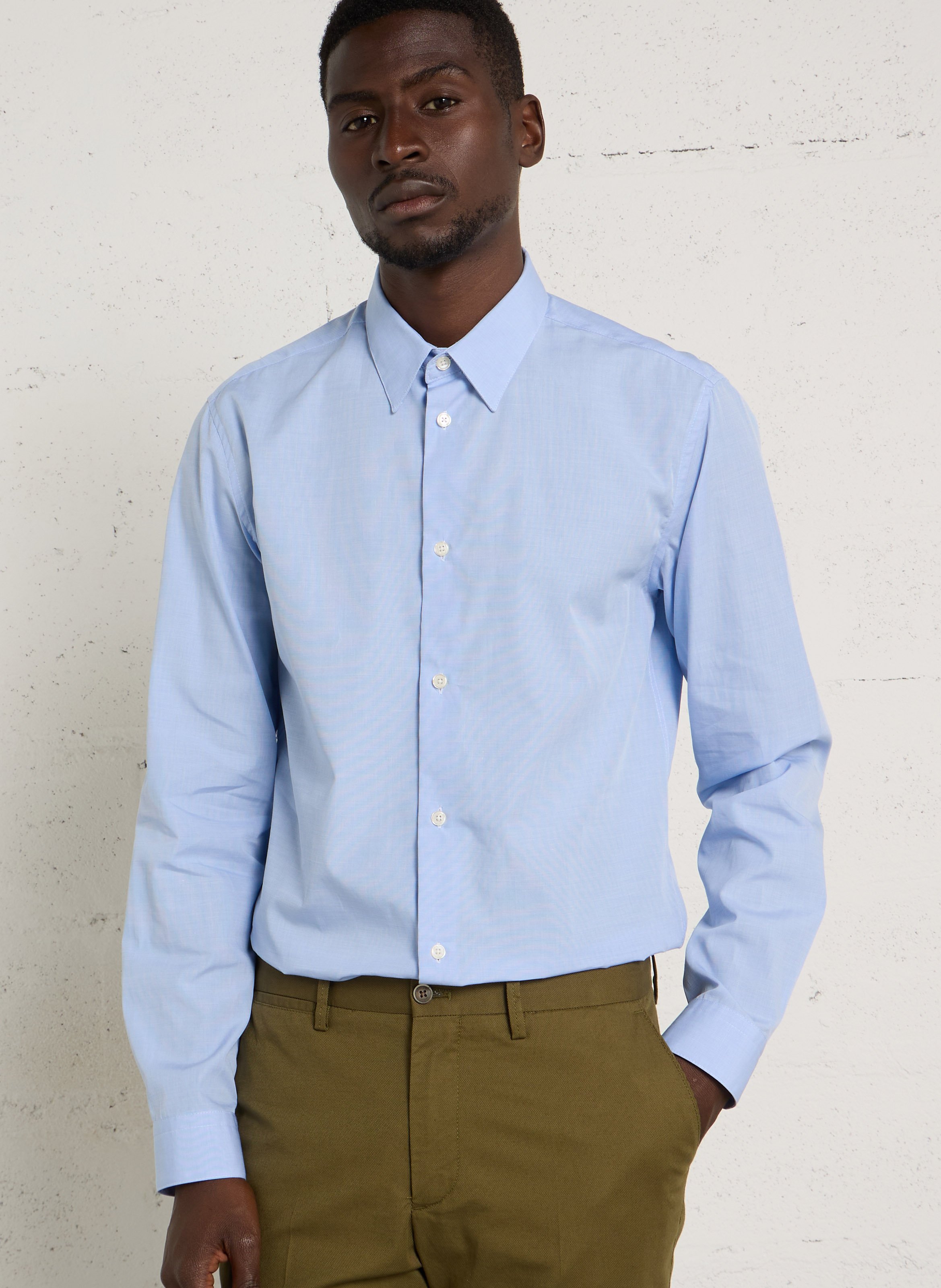 Slimfit-Hemd aus Baumwolle AU PRINTEMPS PARIS