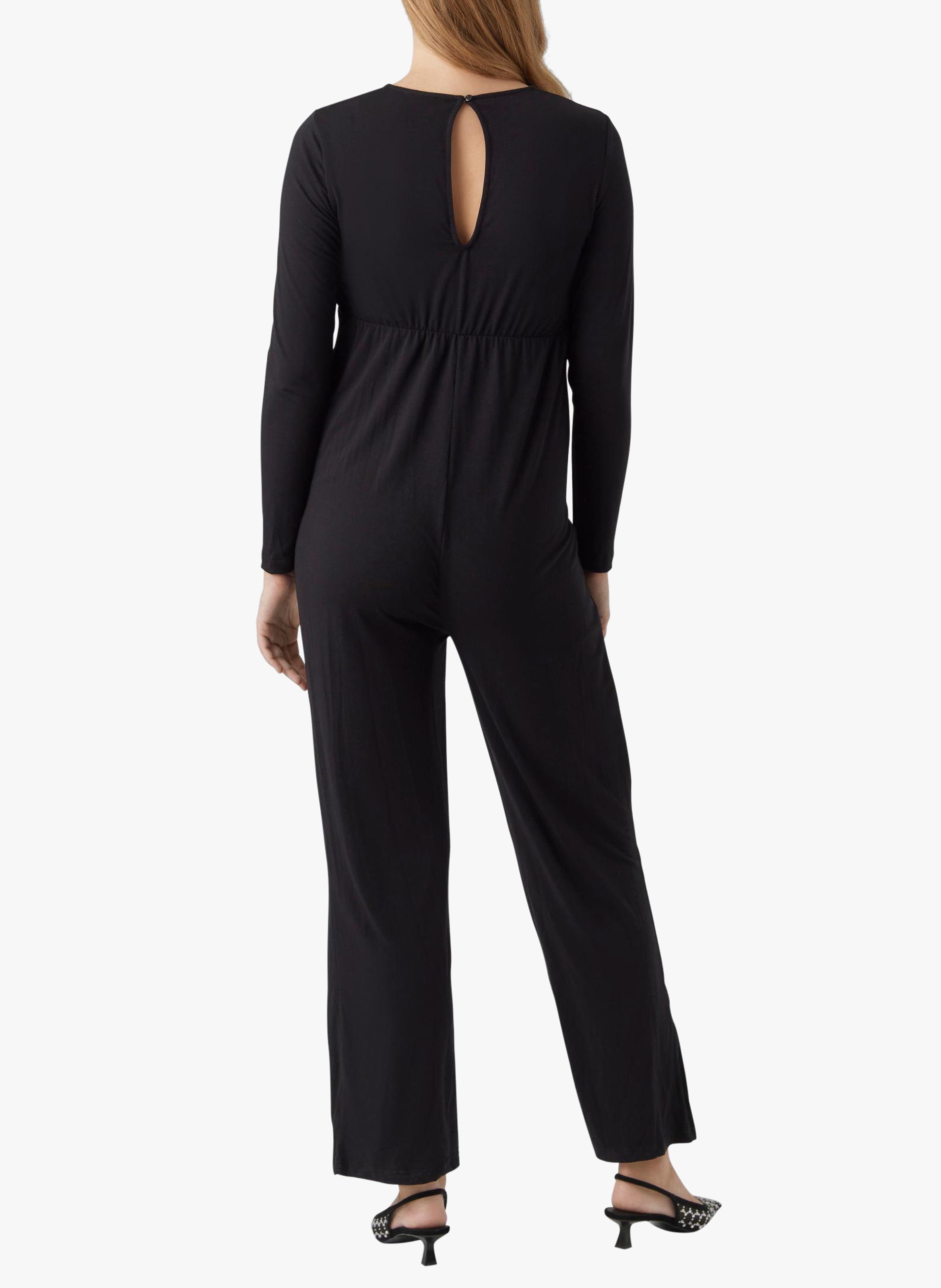 Robe longue moulante de grossesse MAMALICIOUS Noir