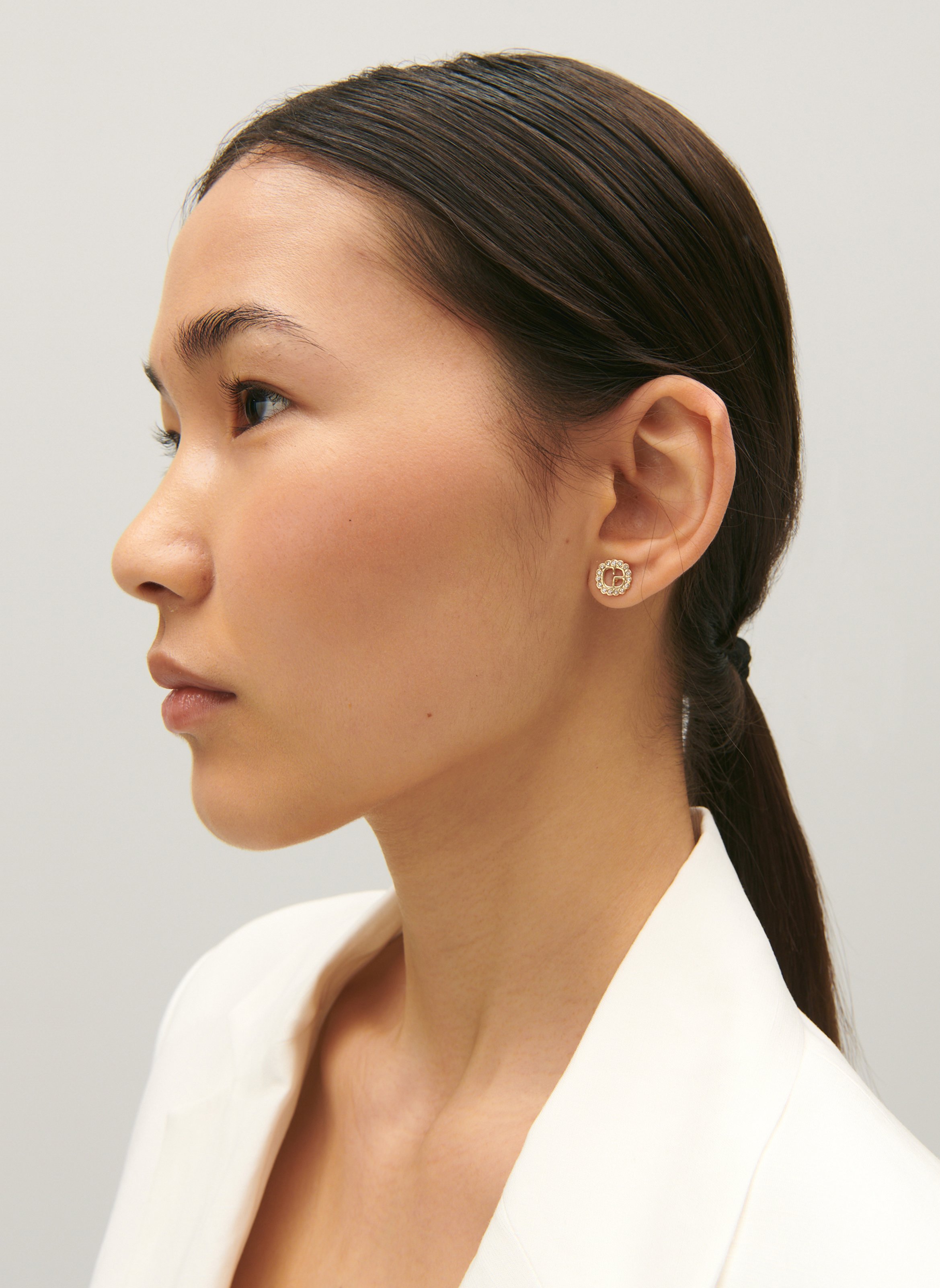 madelyn statement earrings in gold