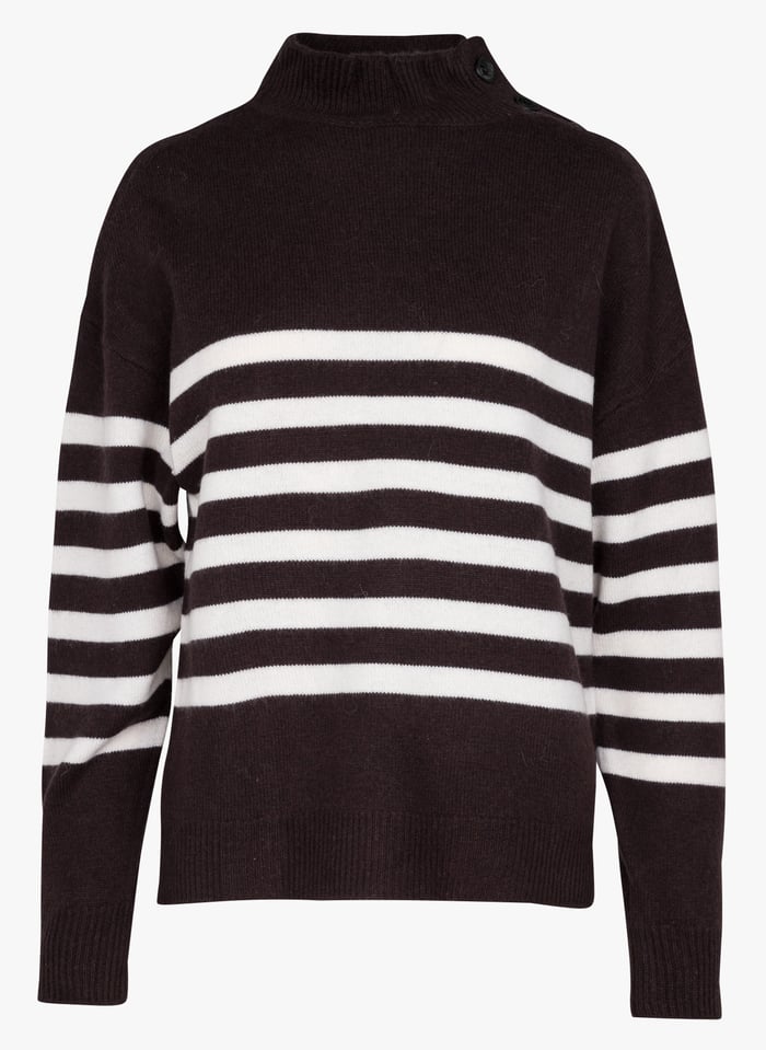 Striped merino wool shop sweater
