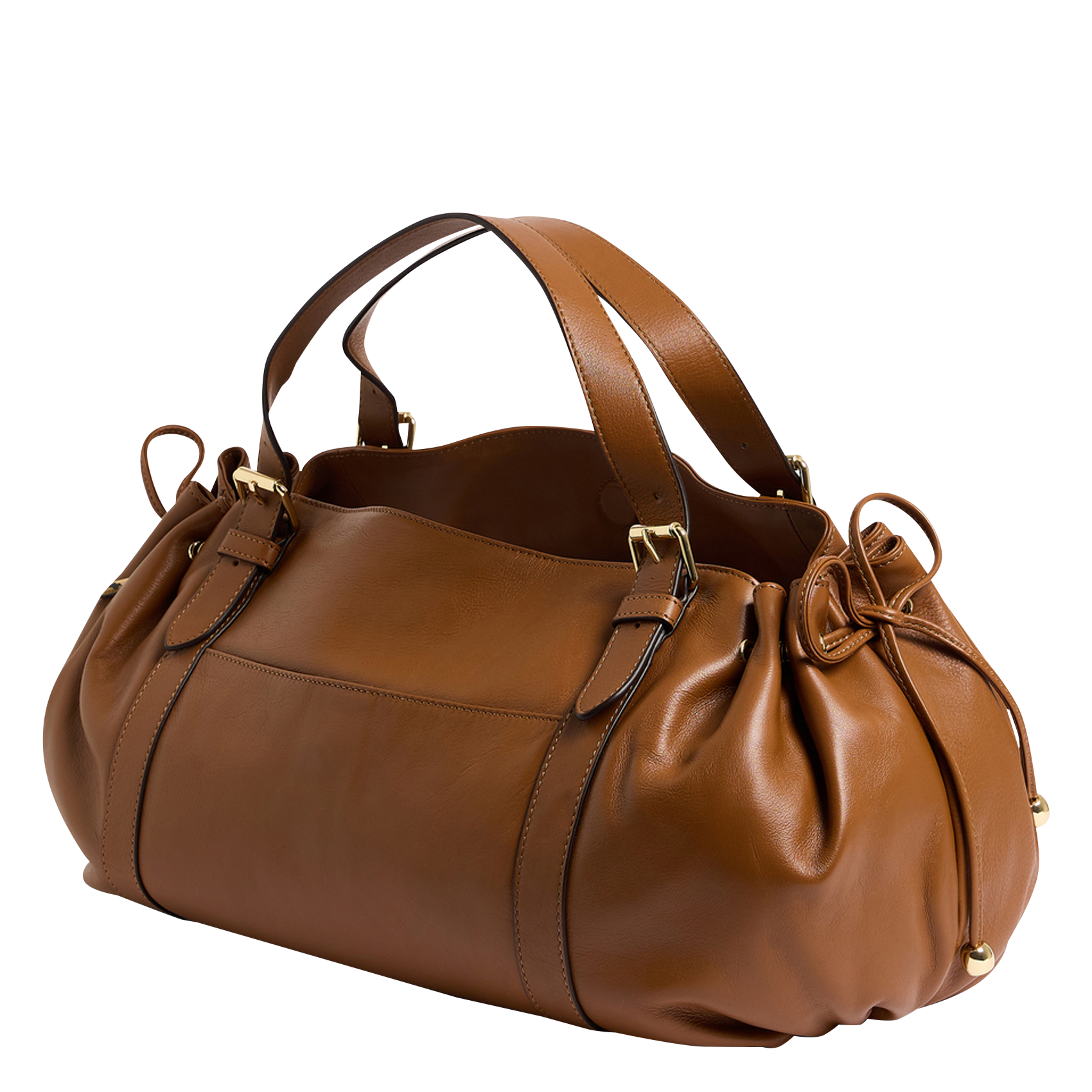 Sac porté main en cuir grainé GERARD DAREL Marron