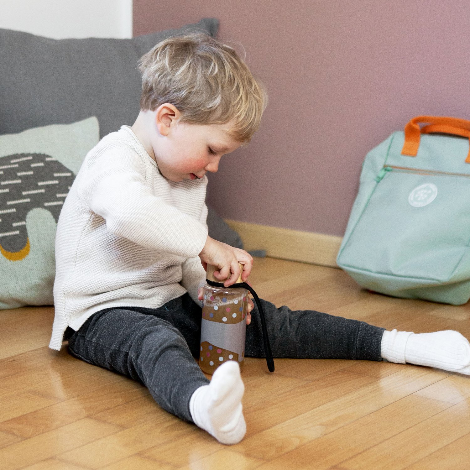 Gourde, Teckel KINDSGUT Gris