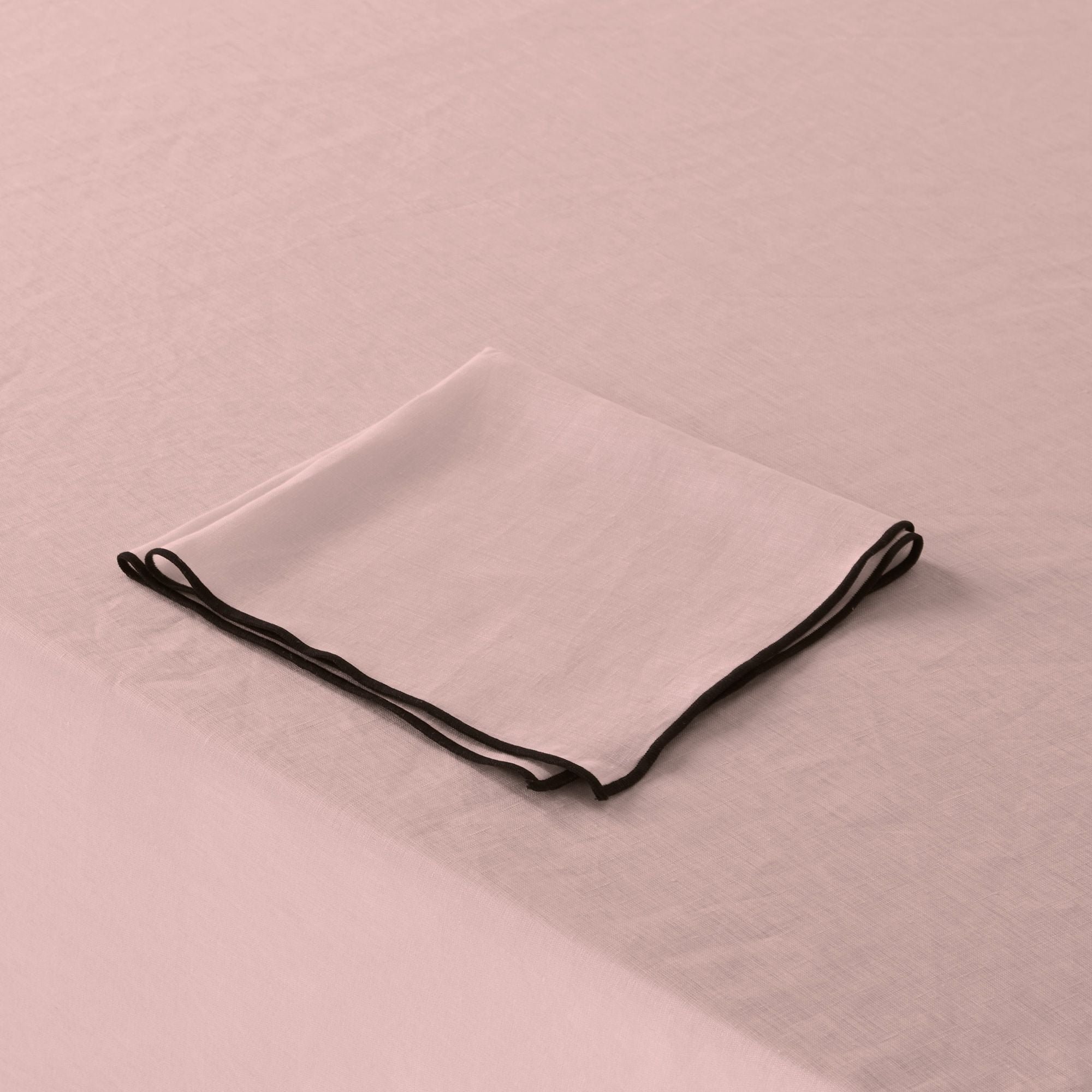 CARLINA - Square linen tablecloth MADURA Pink