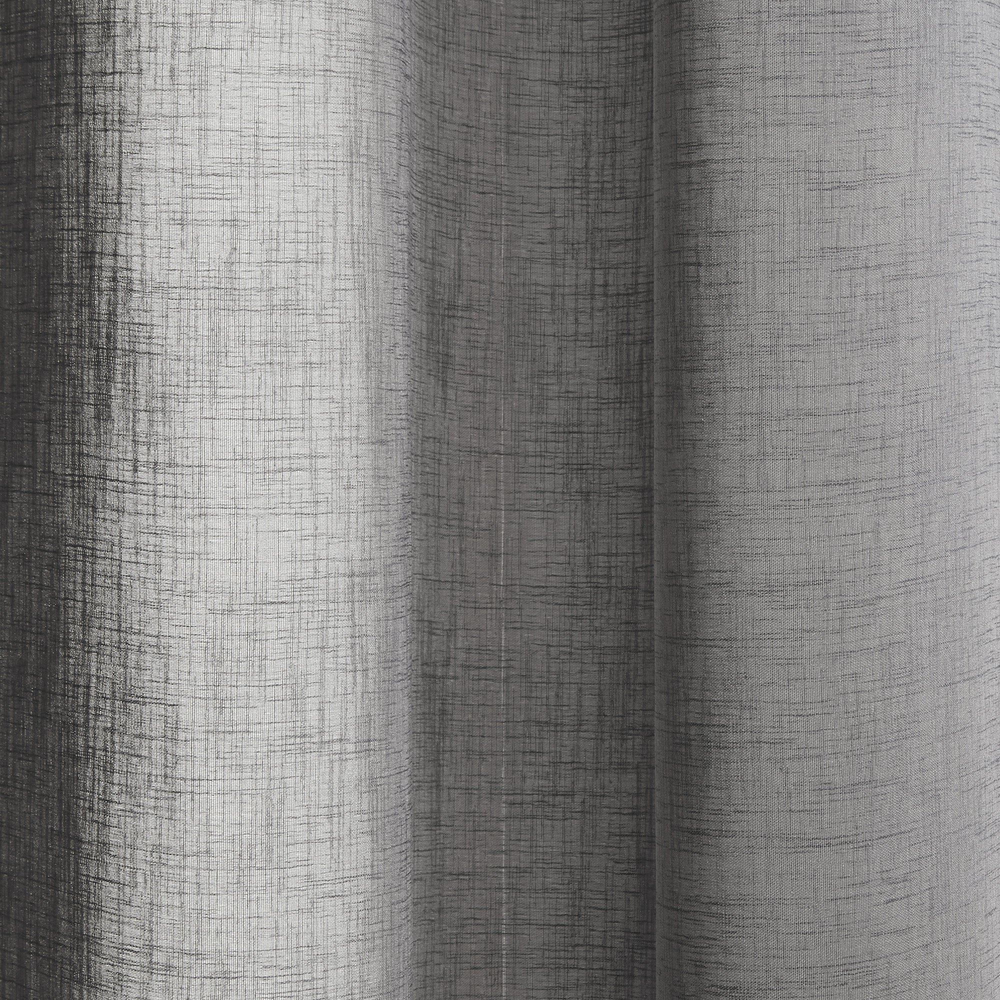 MILOS - Net curtain with eyelets MADURA Grey