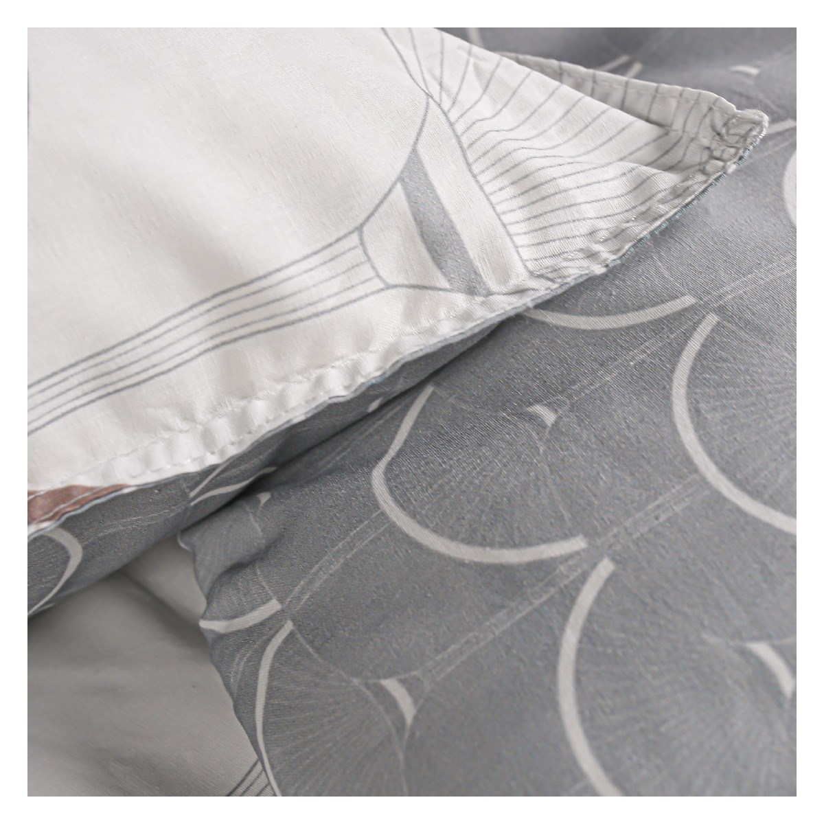 Printed cotton bedding set TODAY LINGE DE MAISON White