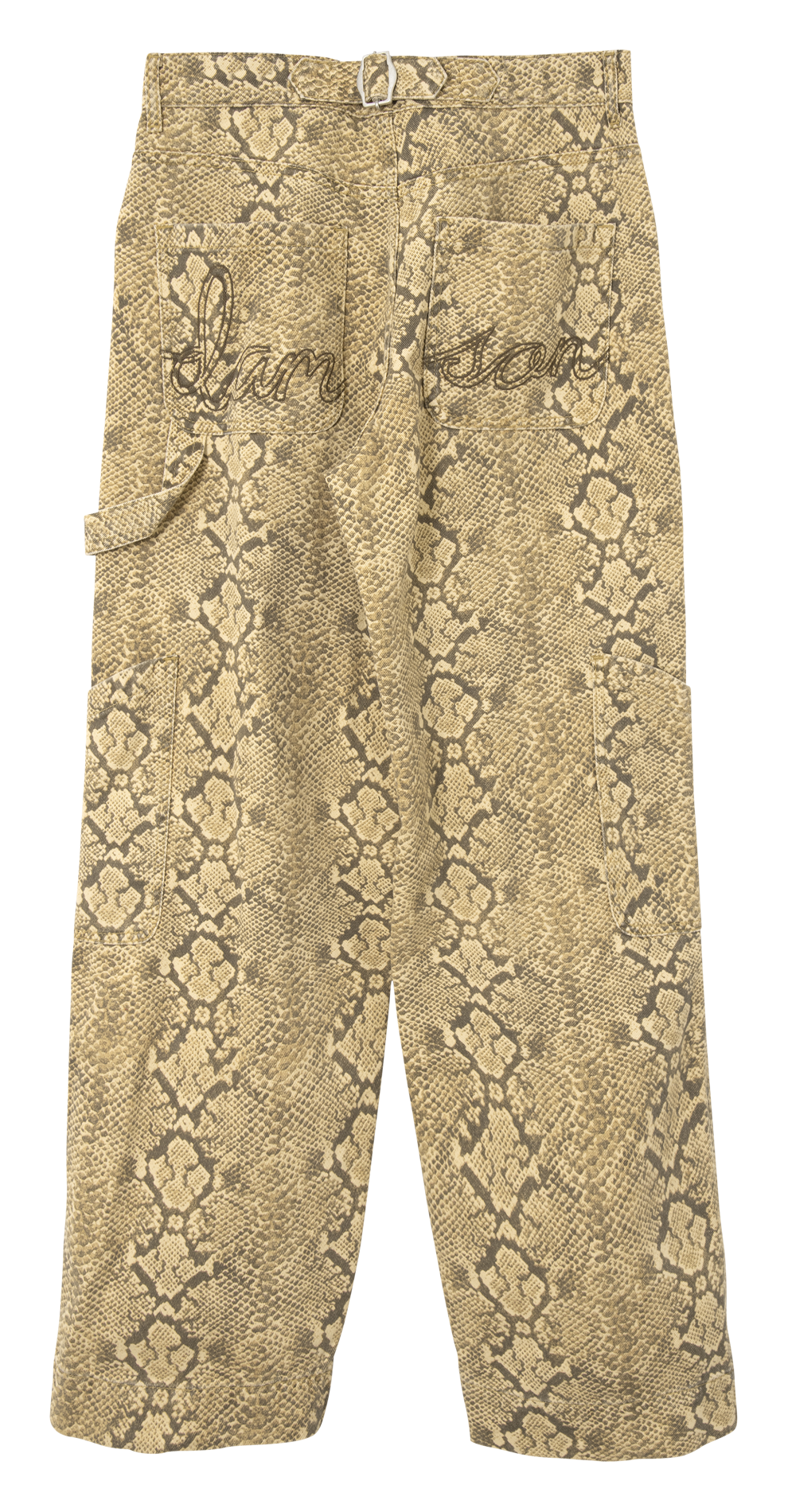 Snake print cargo jeans DAMSON MADDER Multicolored