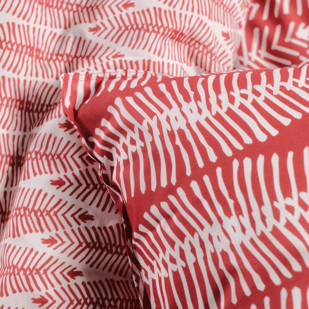 Printed cotton bed set TODAY LINGE DE MAISON White