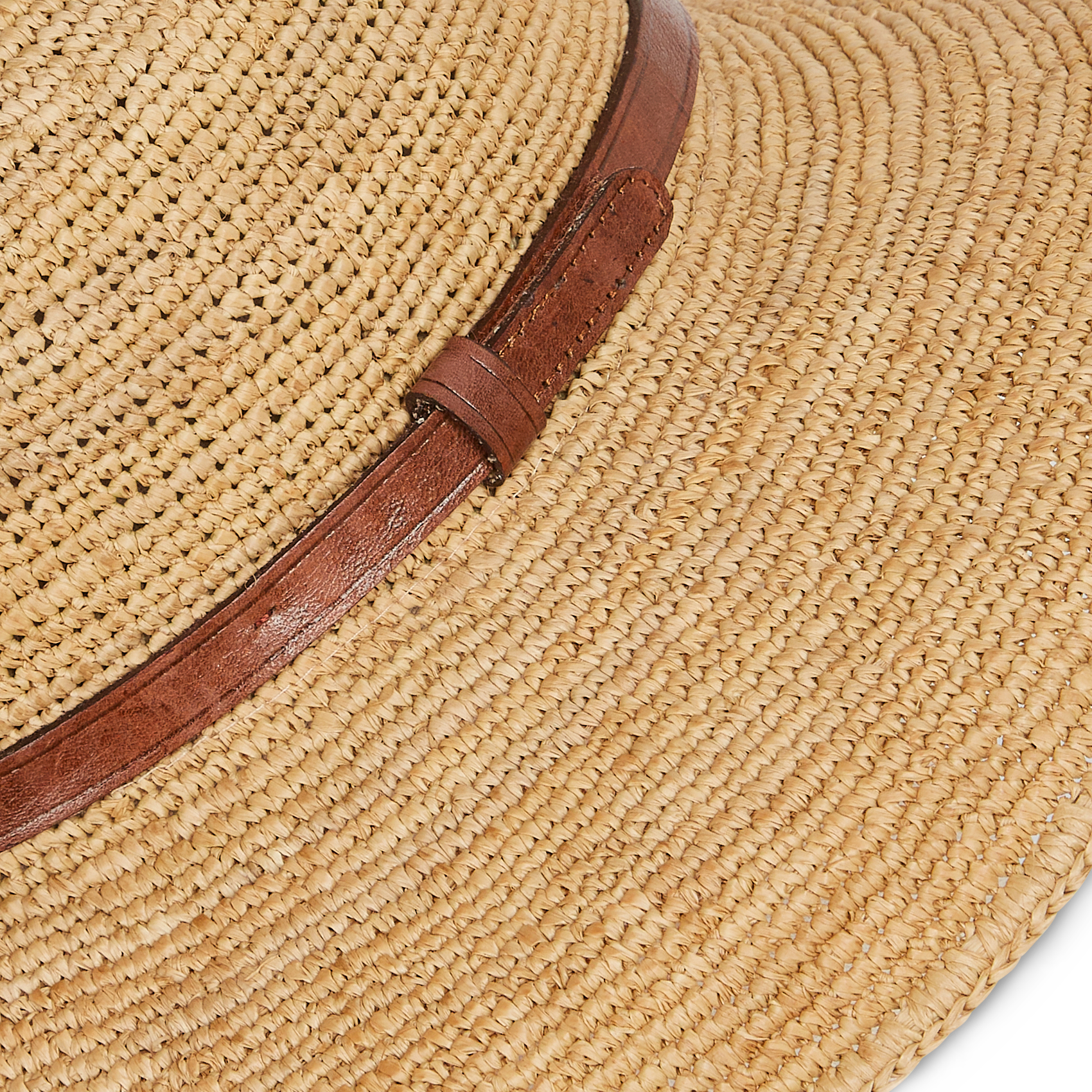 Gewebter Hut aus Raffiabast IBELIV Beige