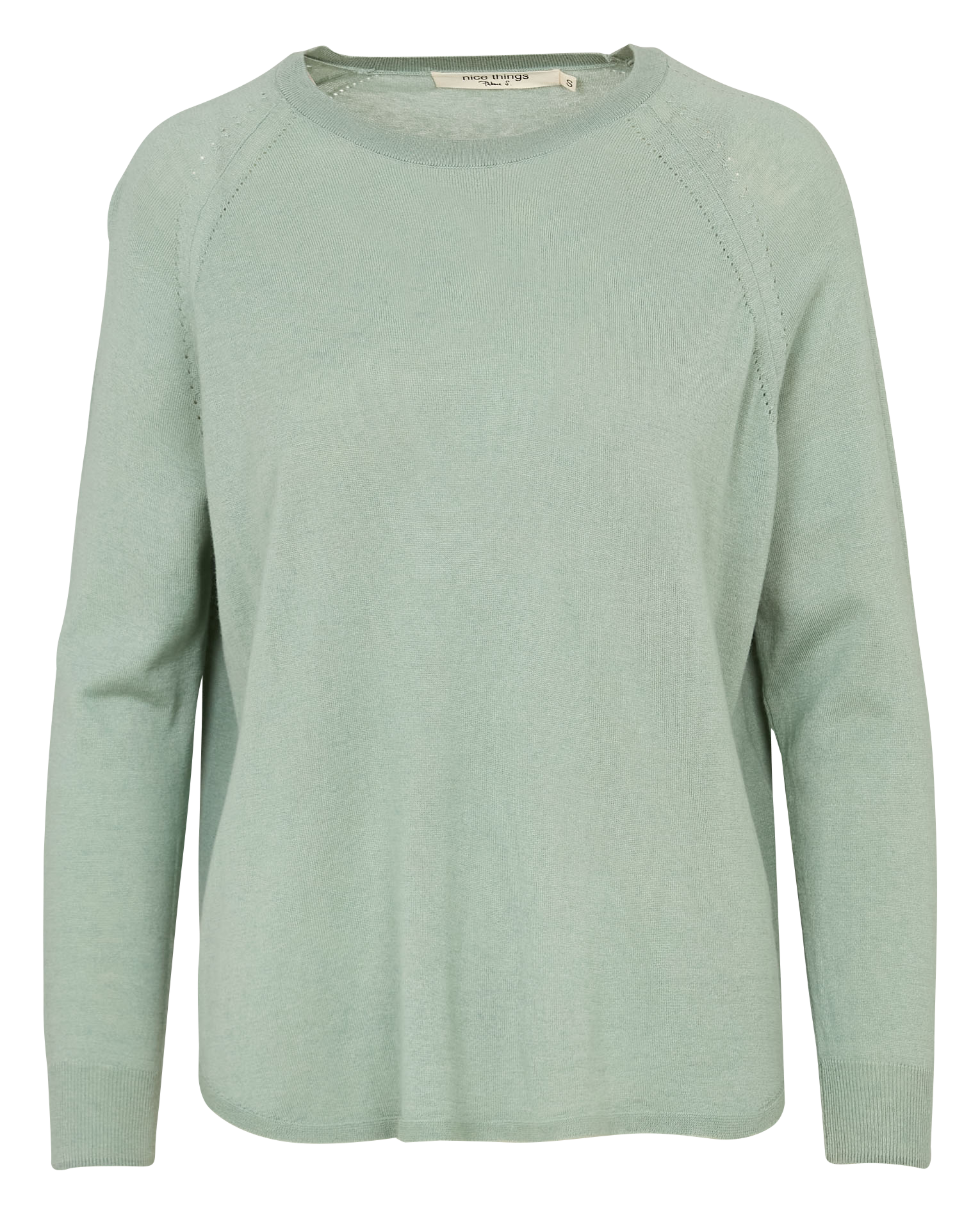 Pull oversize en maille NICE THINGS Vert