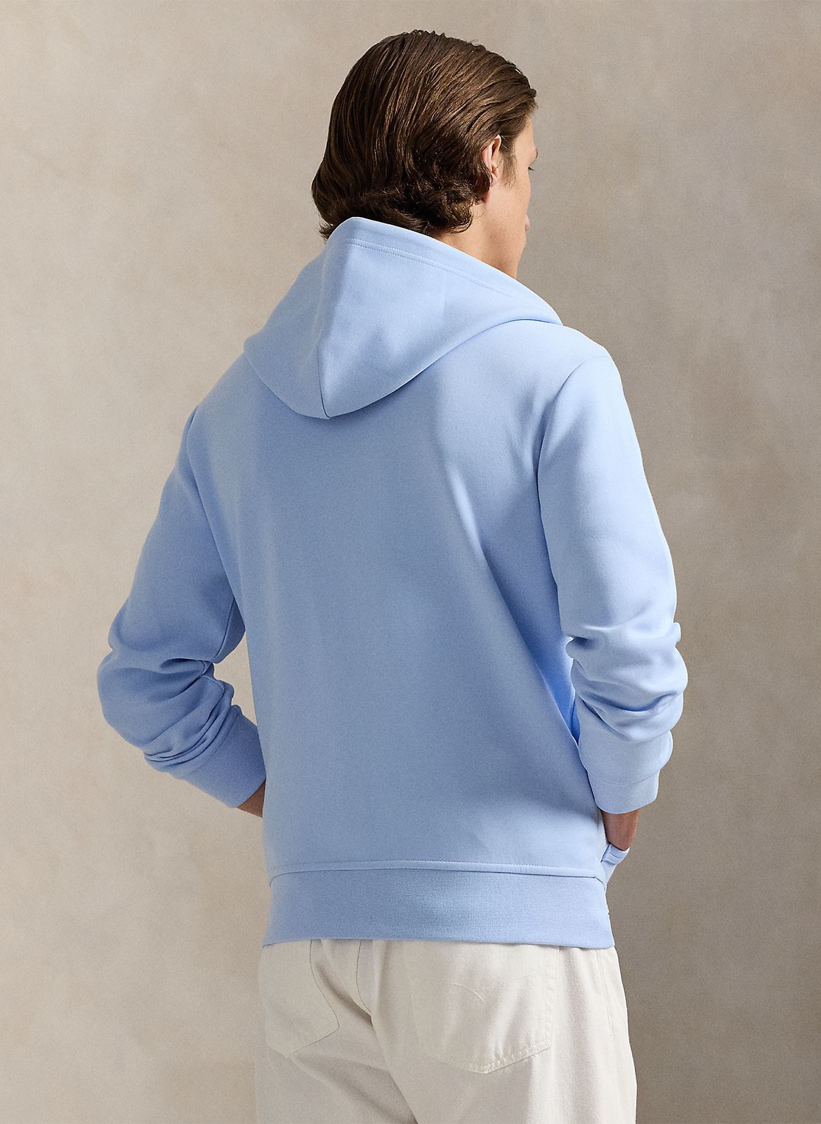 Zip-up soft cotton hoodie POLO RALPH LAUREN Blue