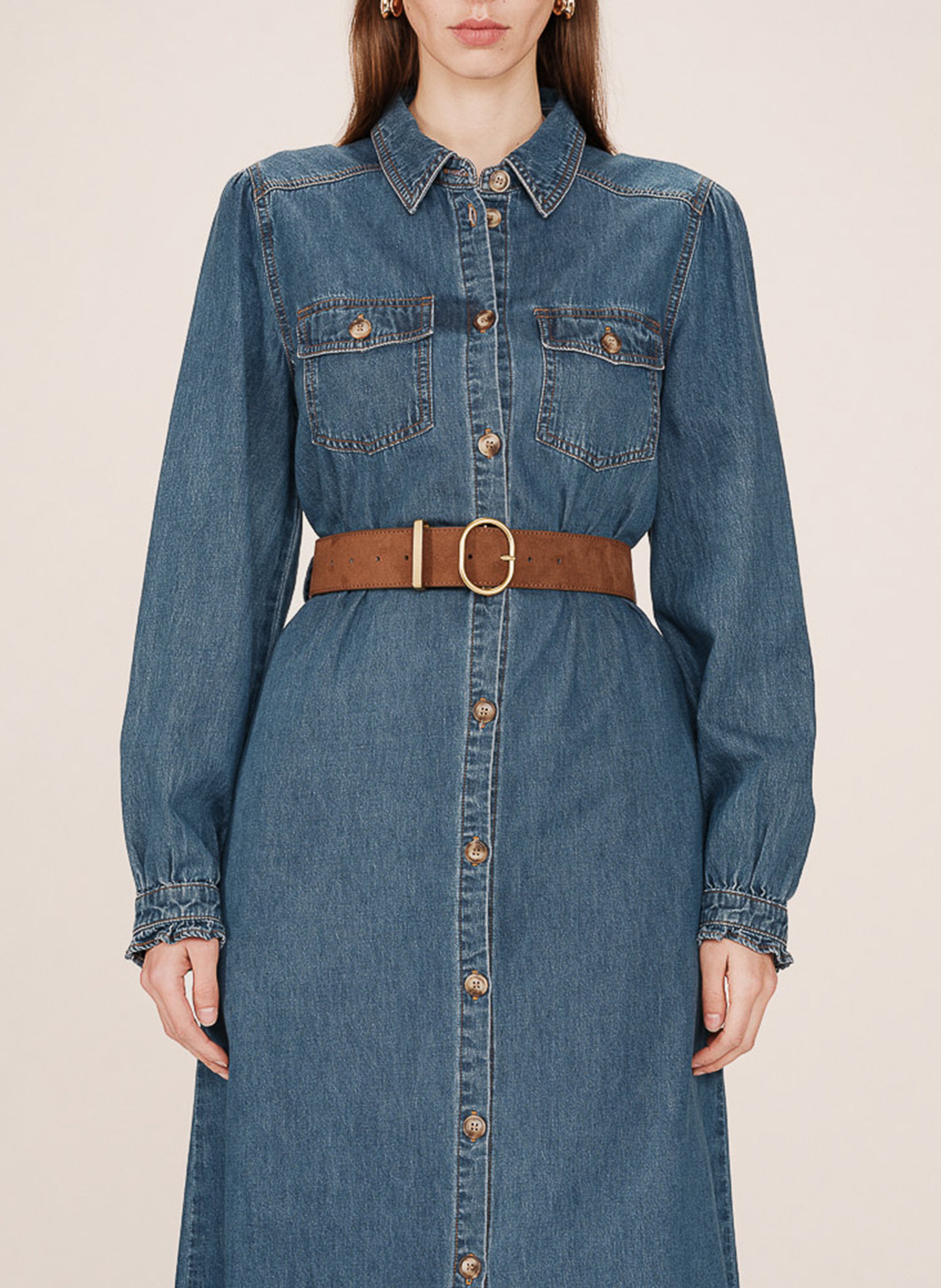 Riem met suède gesp GRACE ET MILA Bruin