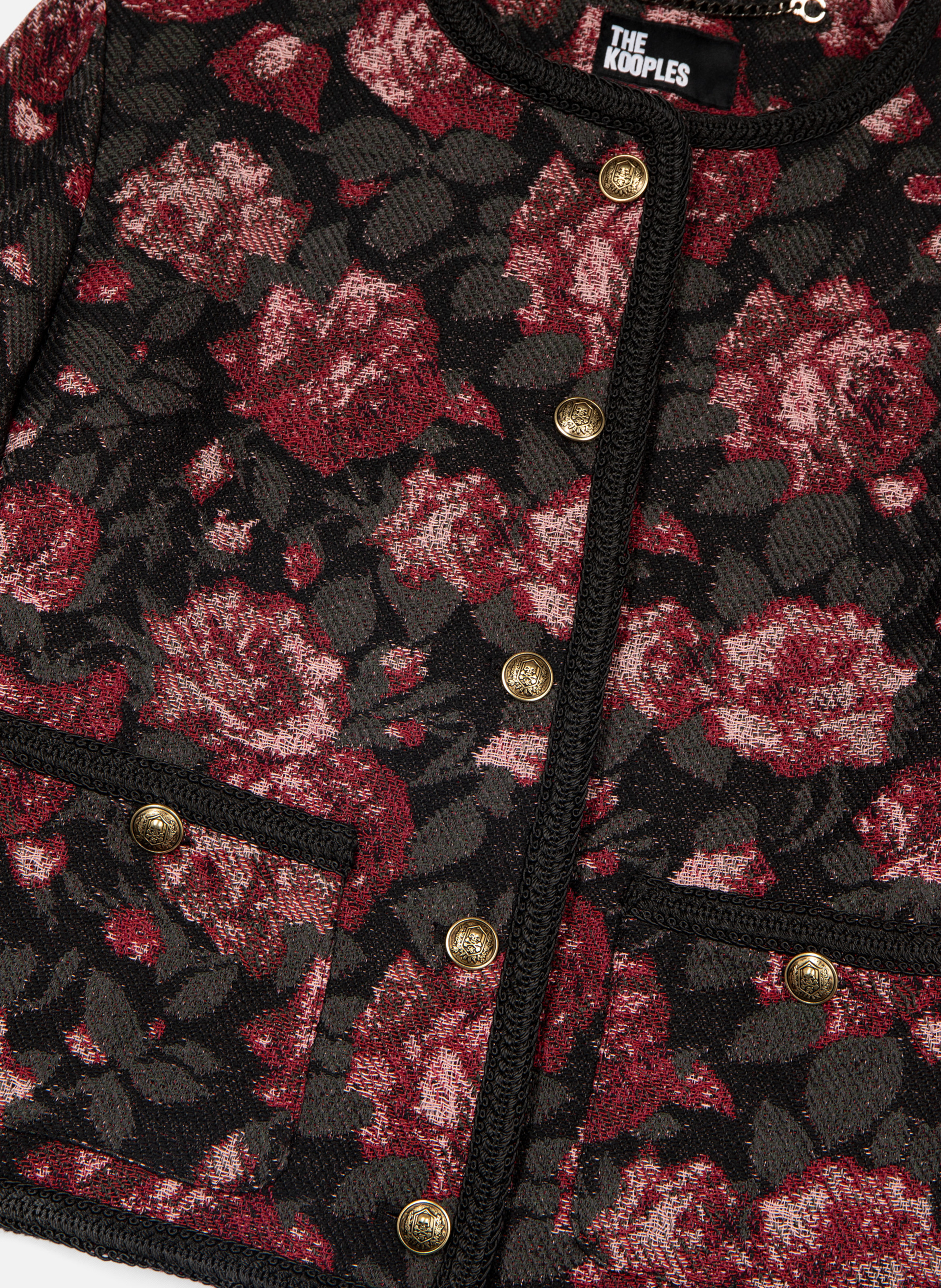 Jacquard jacket THE KOOPLES Red