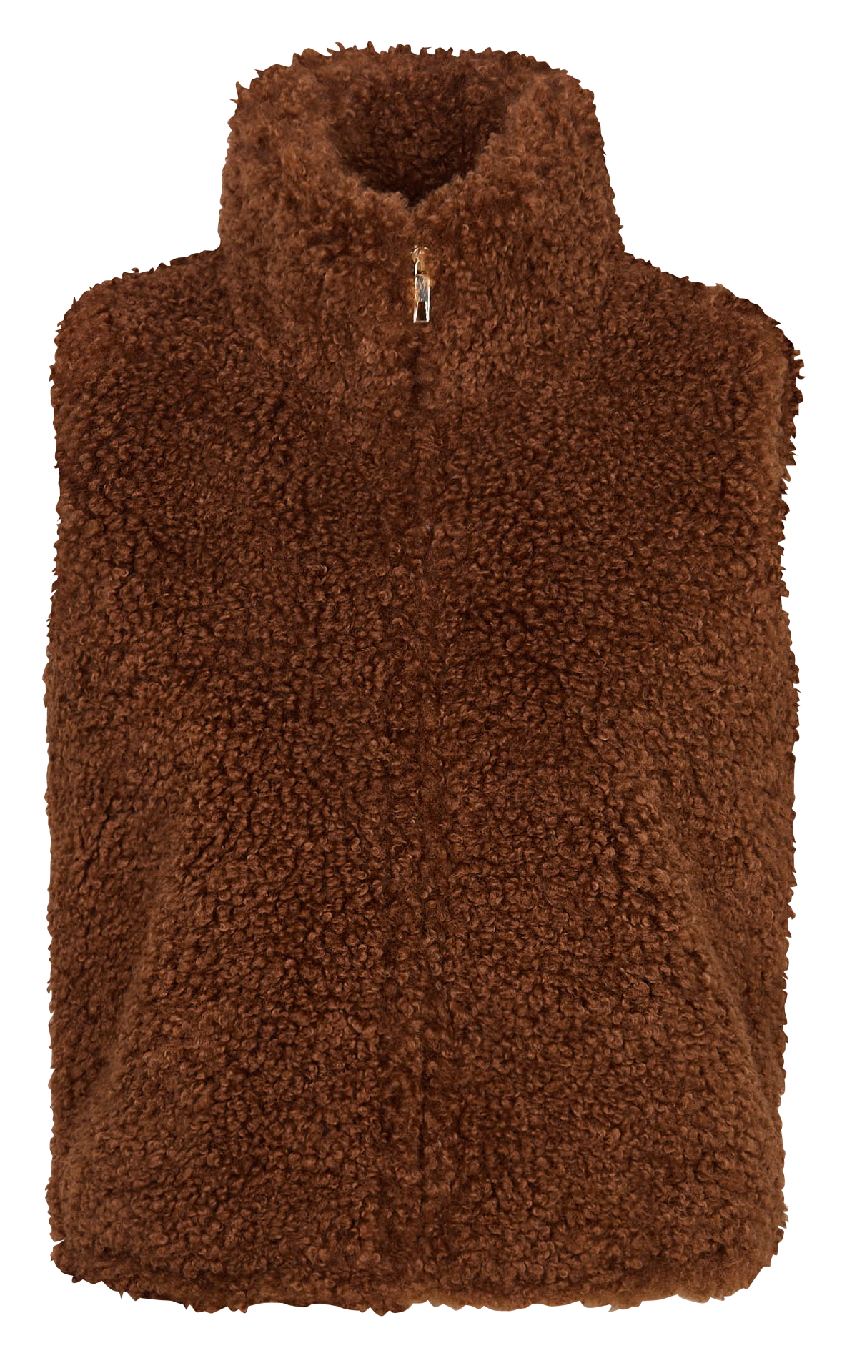 Gilet ample col montant  ZAPA Marron