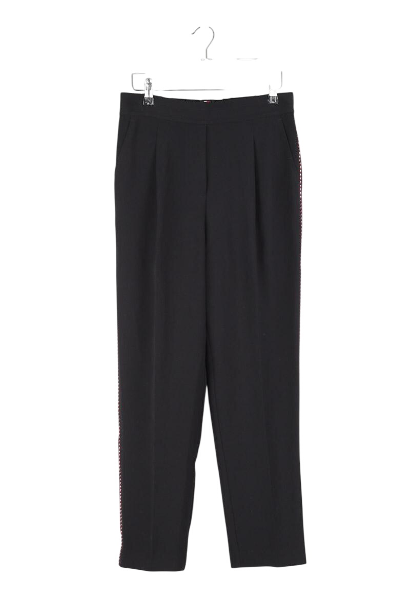 Carrot trousers TOMMY HILFIGER - SECONDE MAIN Black