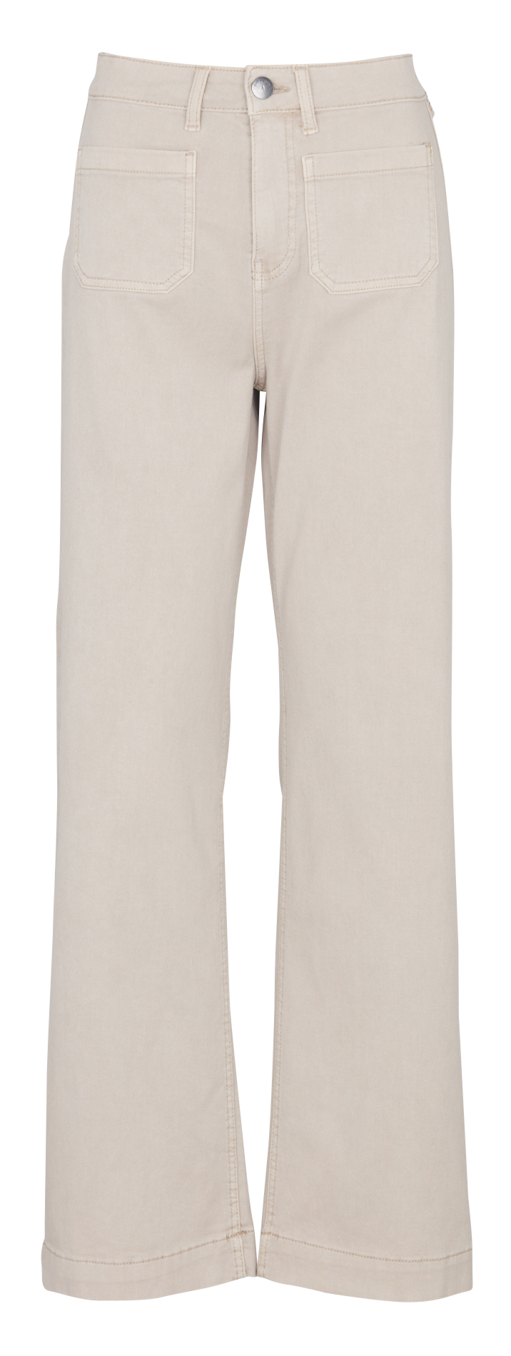 Jean droit à taille haute SUD EXPRESS Beige