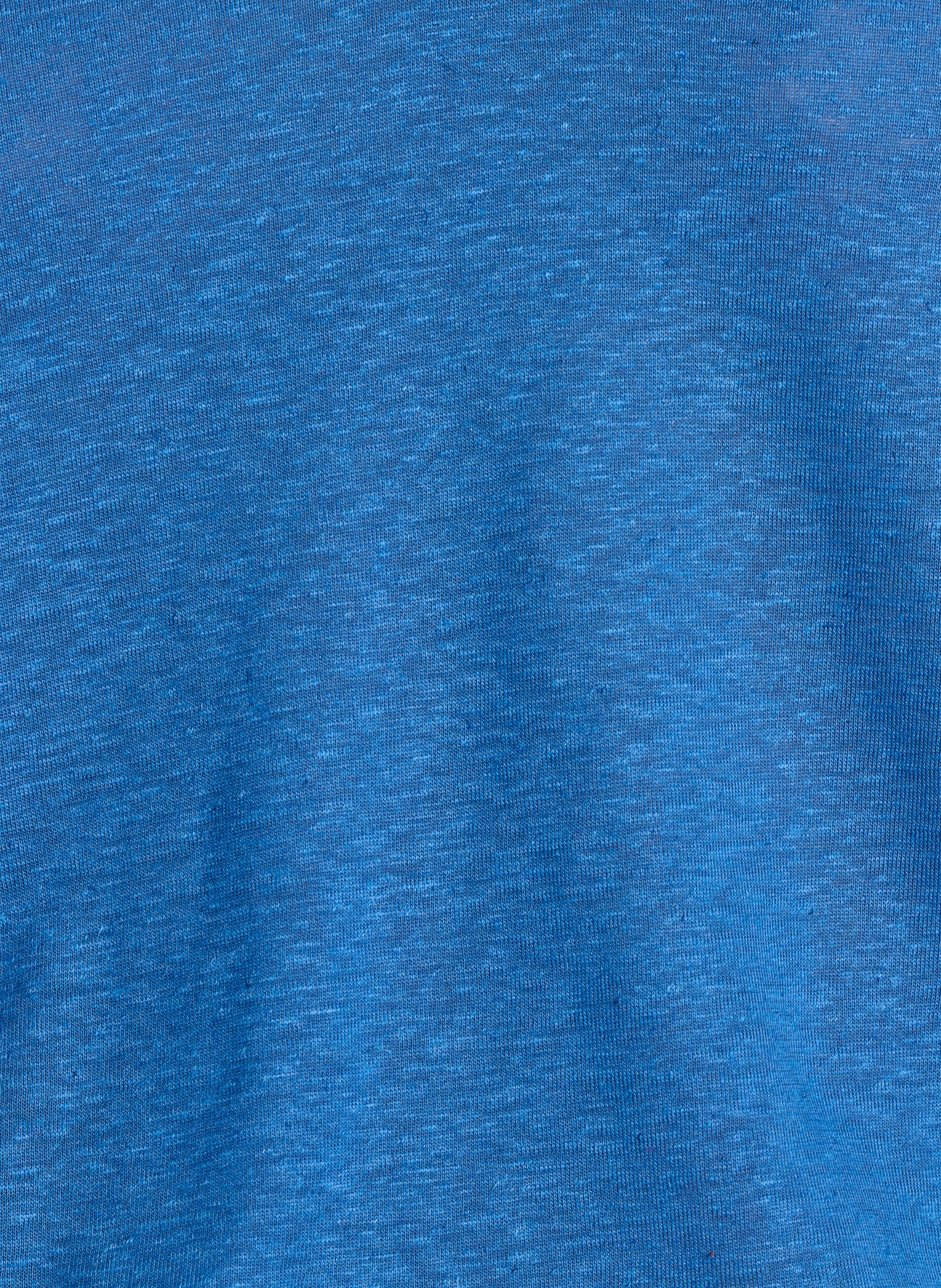 T-shirt met V-hals LA FEE MARABOUTEE Blauw