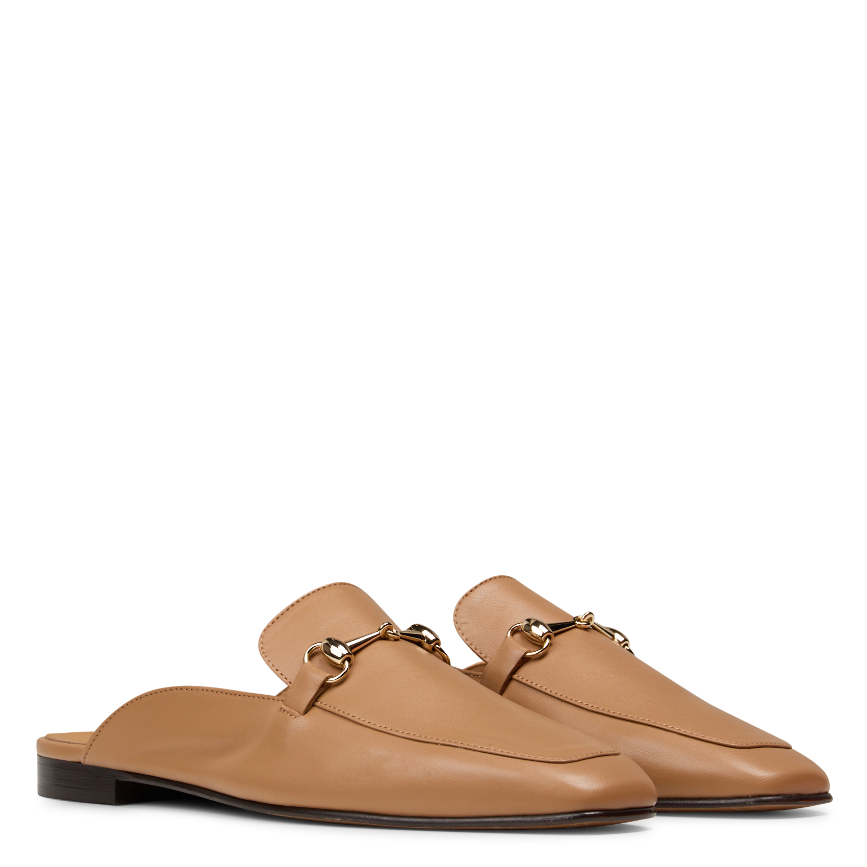 Mules en cuir BOBBIES Marron