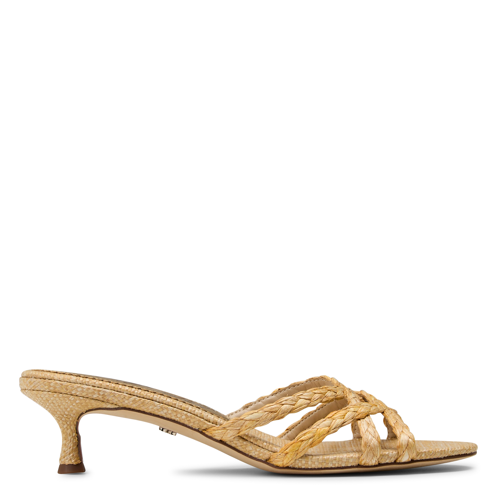 Mules en raphia SAM EDELMAN Beige