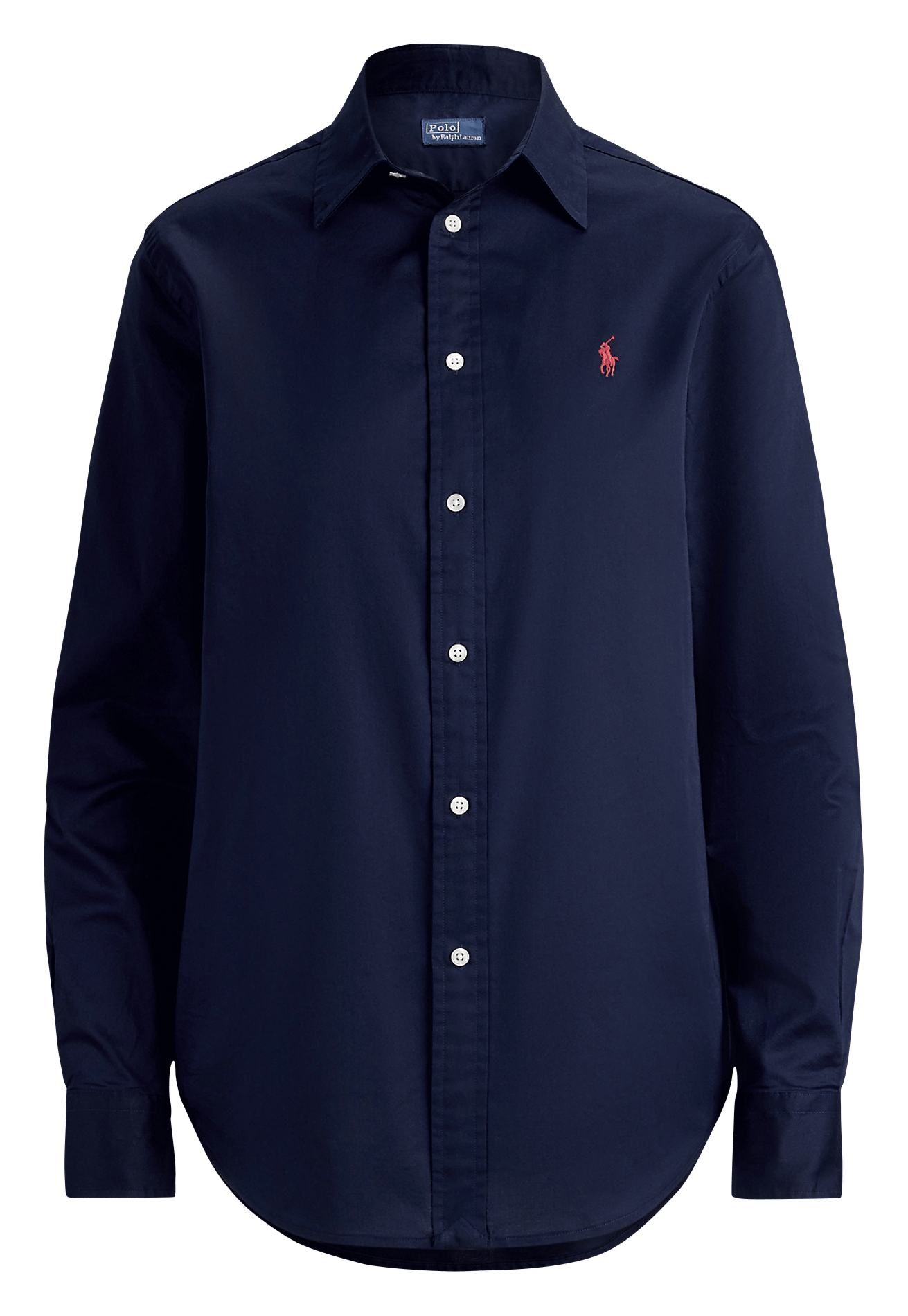 Chemise col classique manches contrastantes en coton POLO RALPH LAUREN Blue