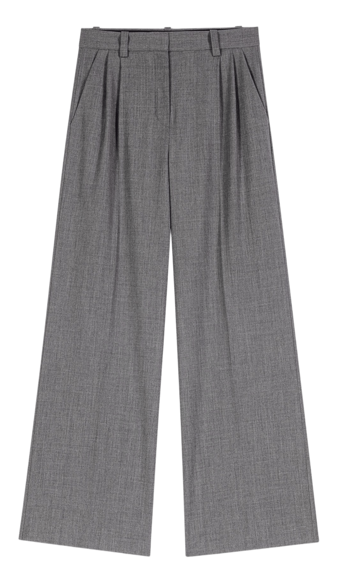 Pantalon droit chiné MAJE Gris