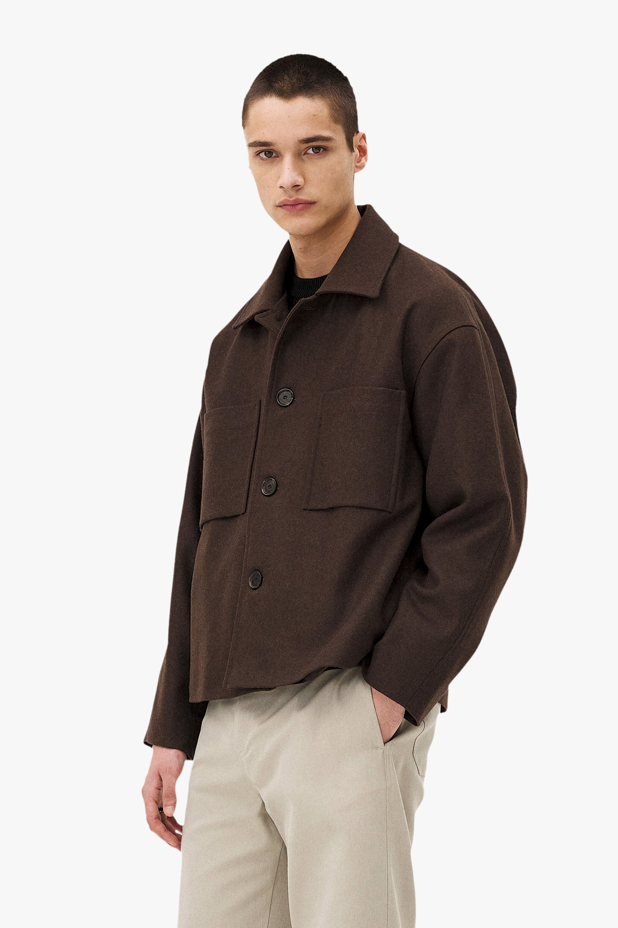 Shirt Jacket  Holar Noyoco Brown
