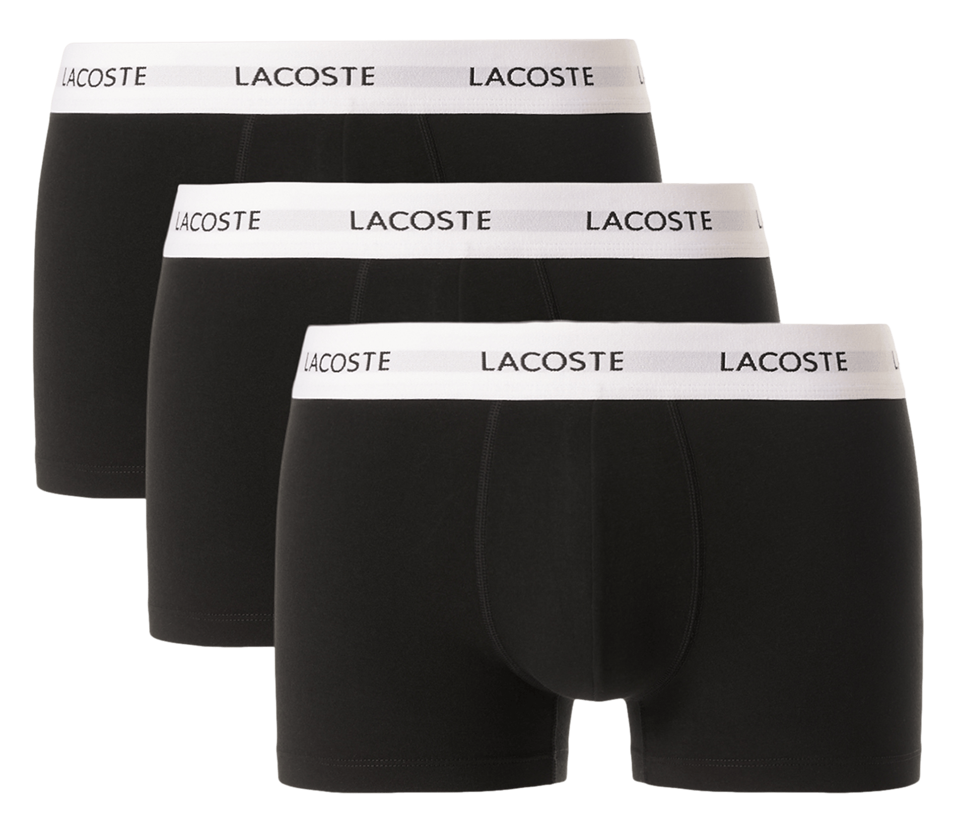 Set aus 3 kurzen Boxershorts aus gemischter Baumwolle LACOSTE