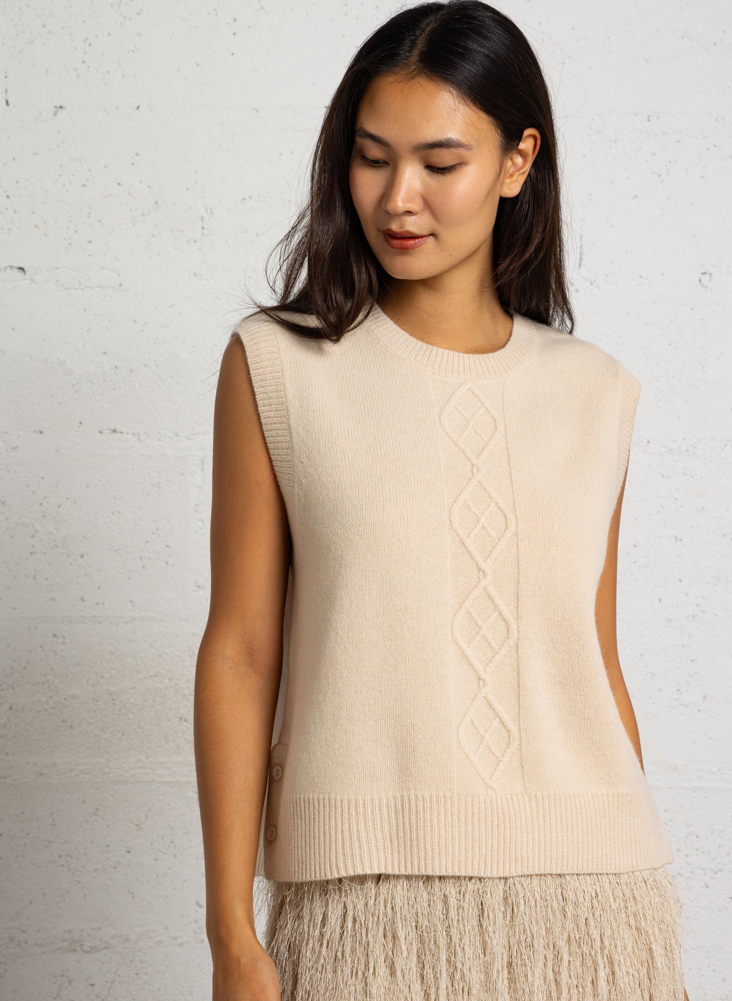 Fine wool sweater BELLA JONES Beige
