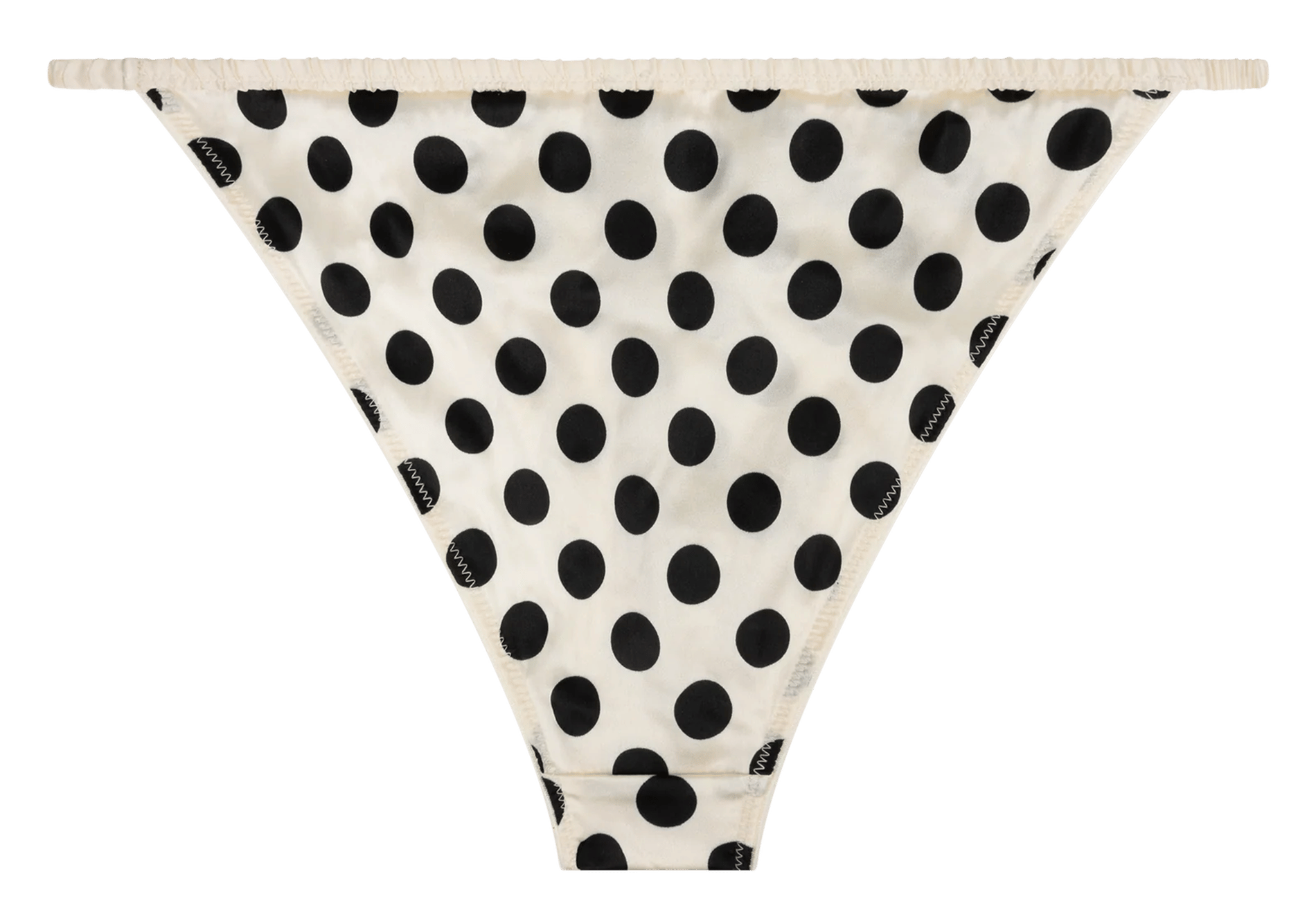 Gepunktete Culotte-Hose LOVE STORIES Weiss