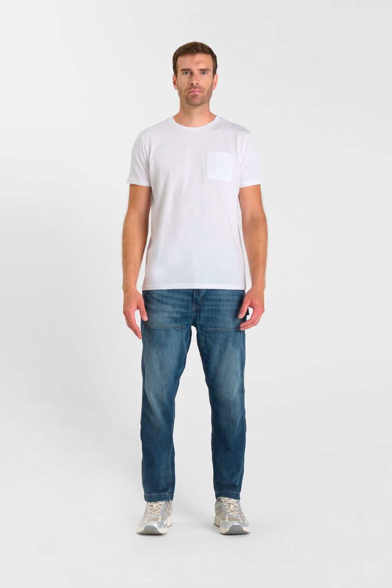 Loose-Fit Buttoned Jeans LE TEMPS DES CERISES Blue