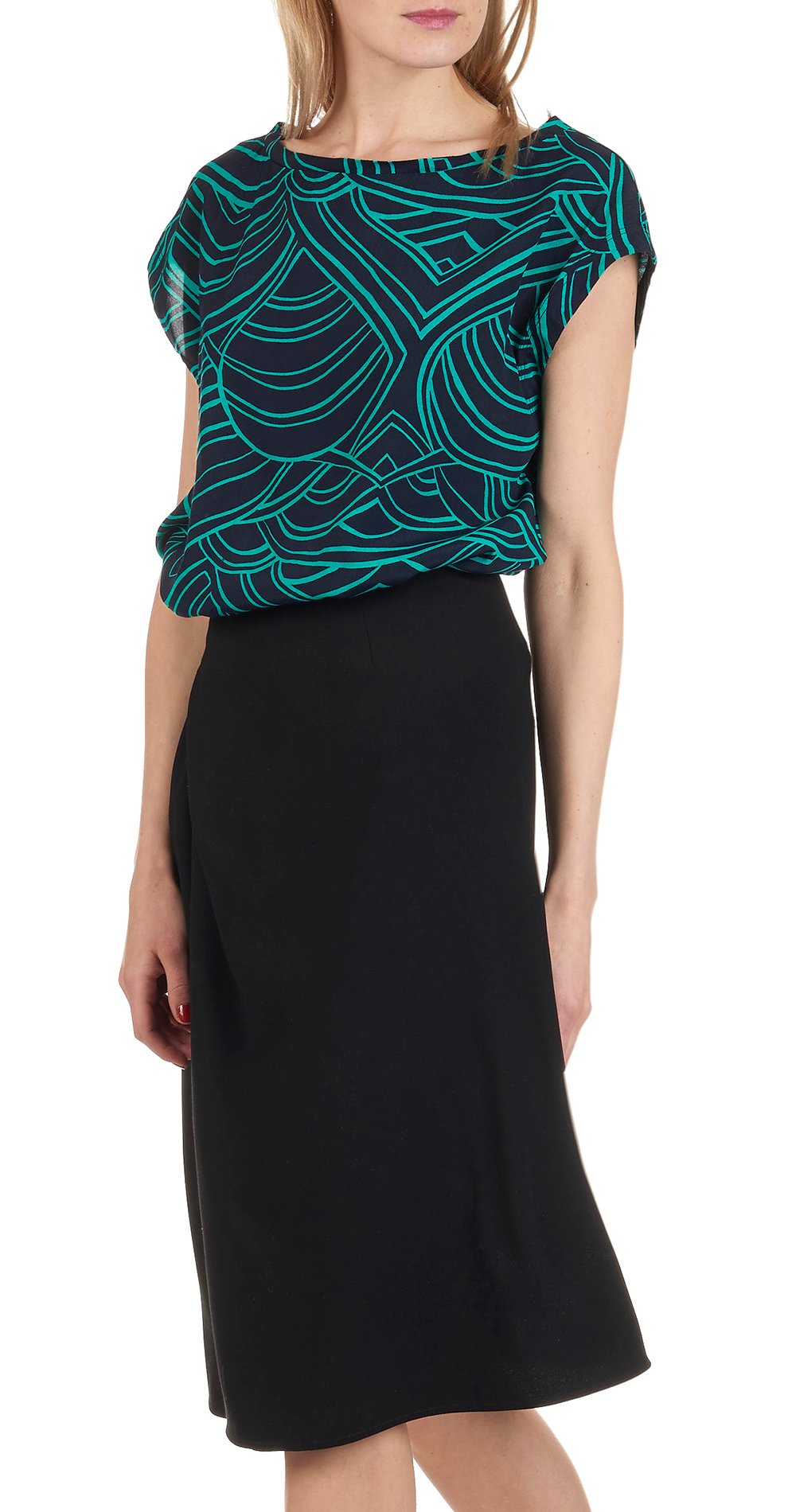 Top ample imprimé  ATTIC AND BARN Vert