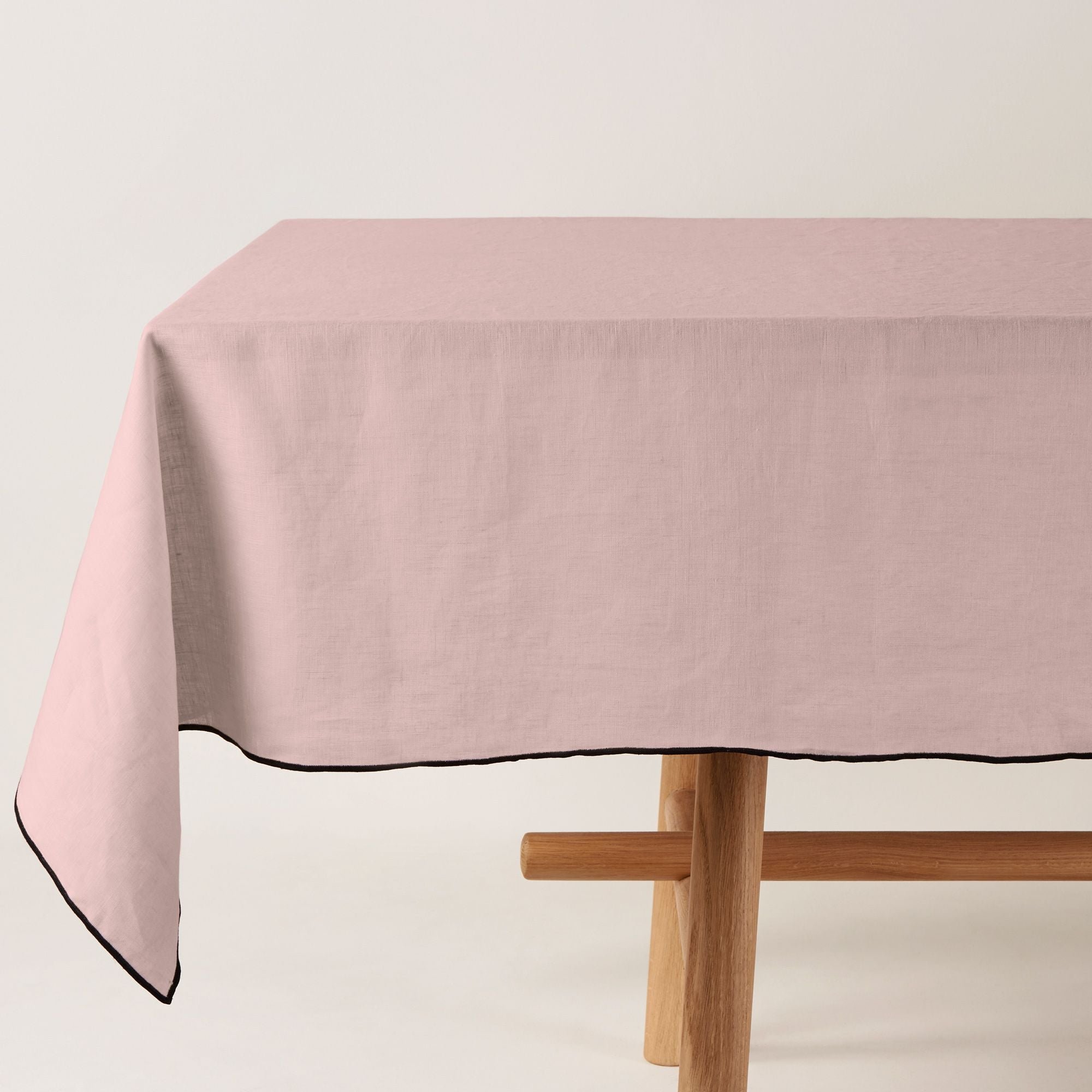 CARLINA - Square linen tablecloth MADURA Pink