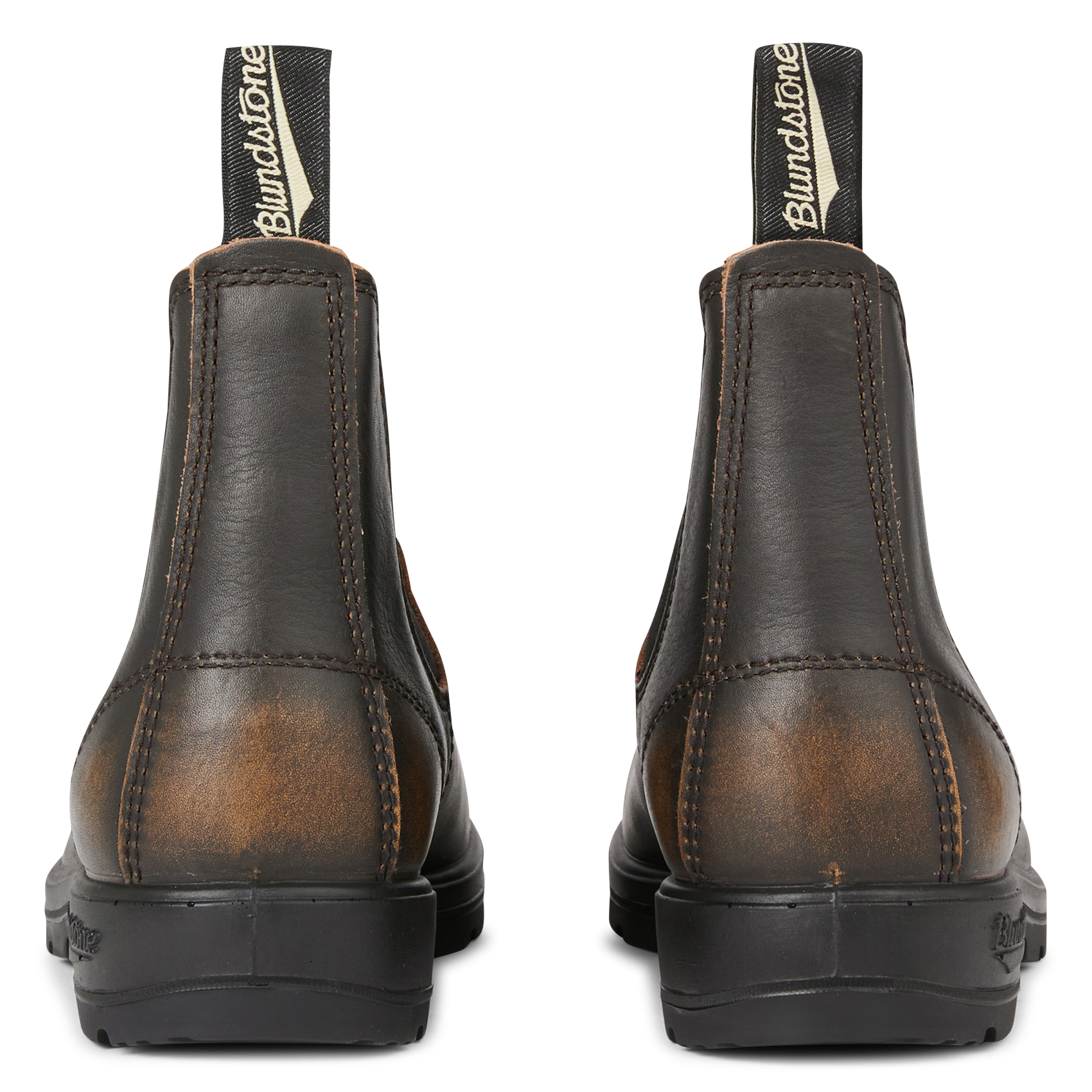 Brushed leather Chelsea boots BLUNDSTONE Brown