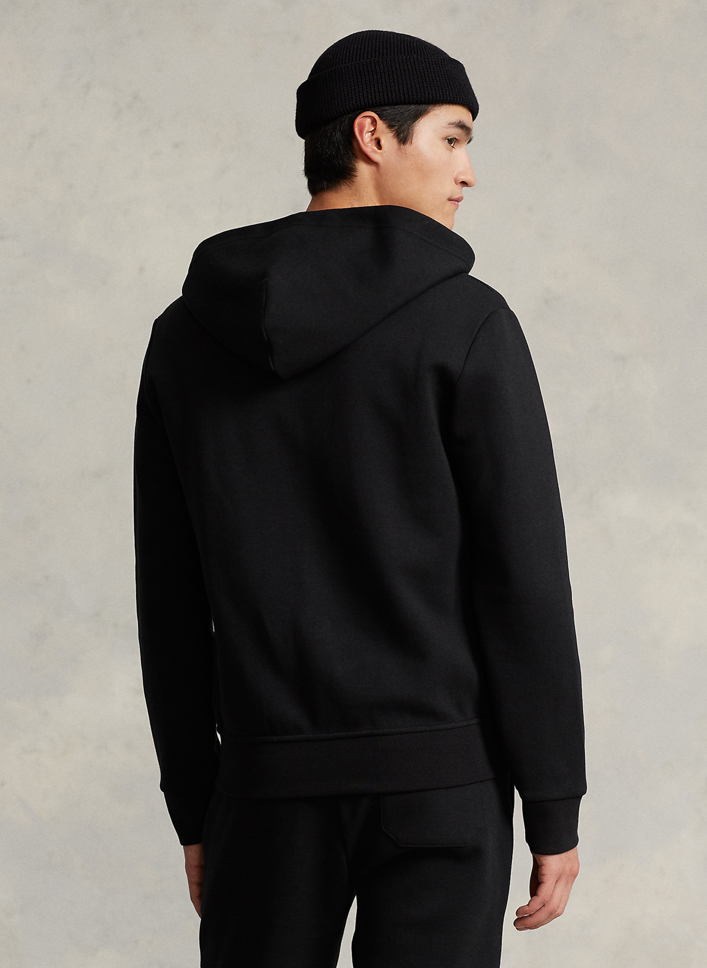 Cotton-Blend hoodie Polo black Polo ralph lauren - Men