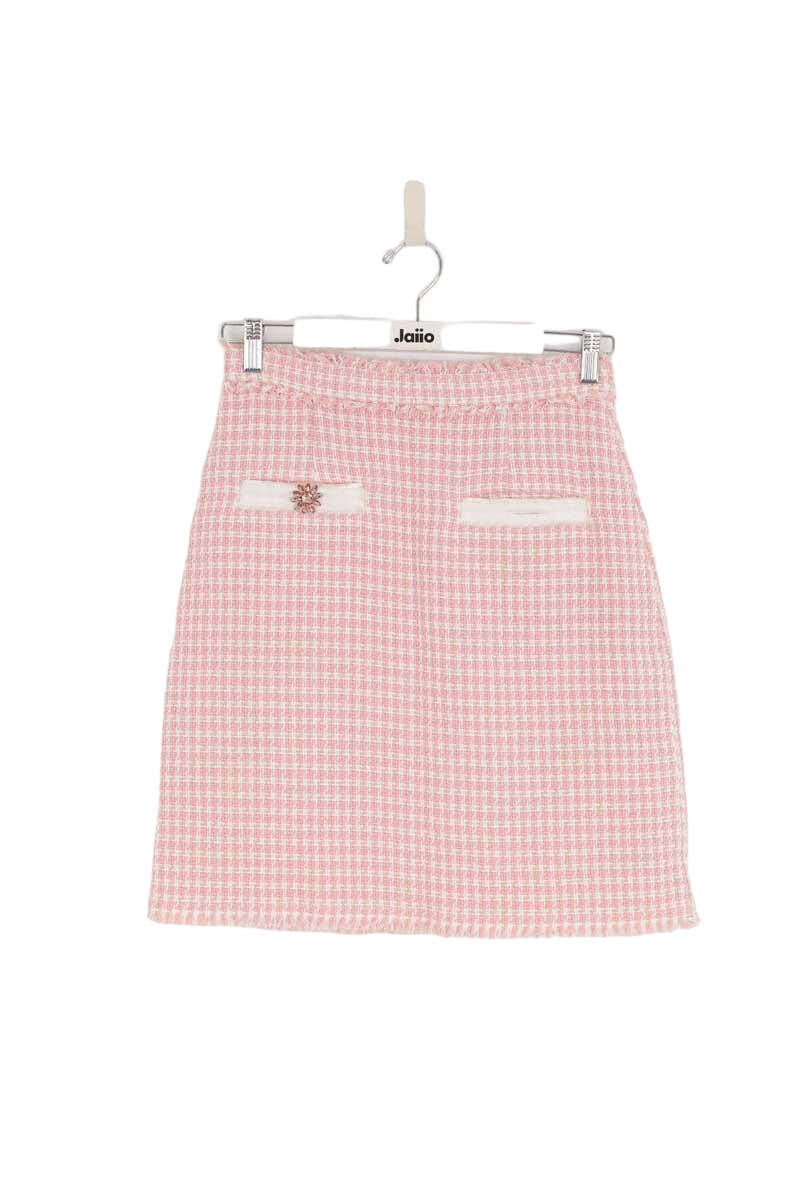 Cotton skirt LK BENNETT - Seconde Main Pink
