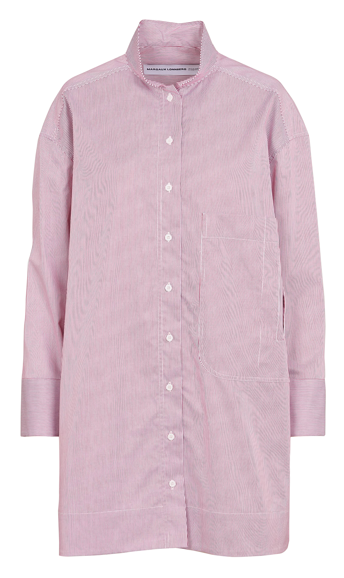 Short striped cotton dress MARGAUX LONNBERG Multicolored