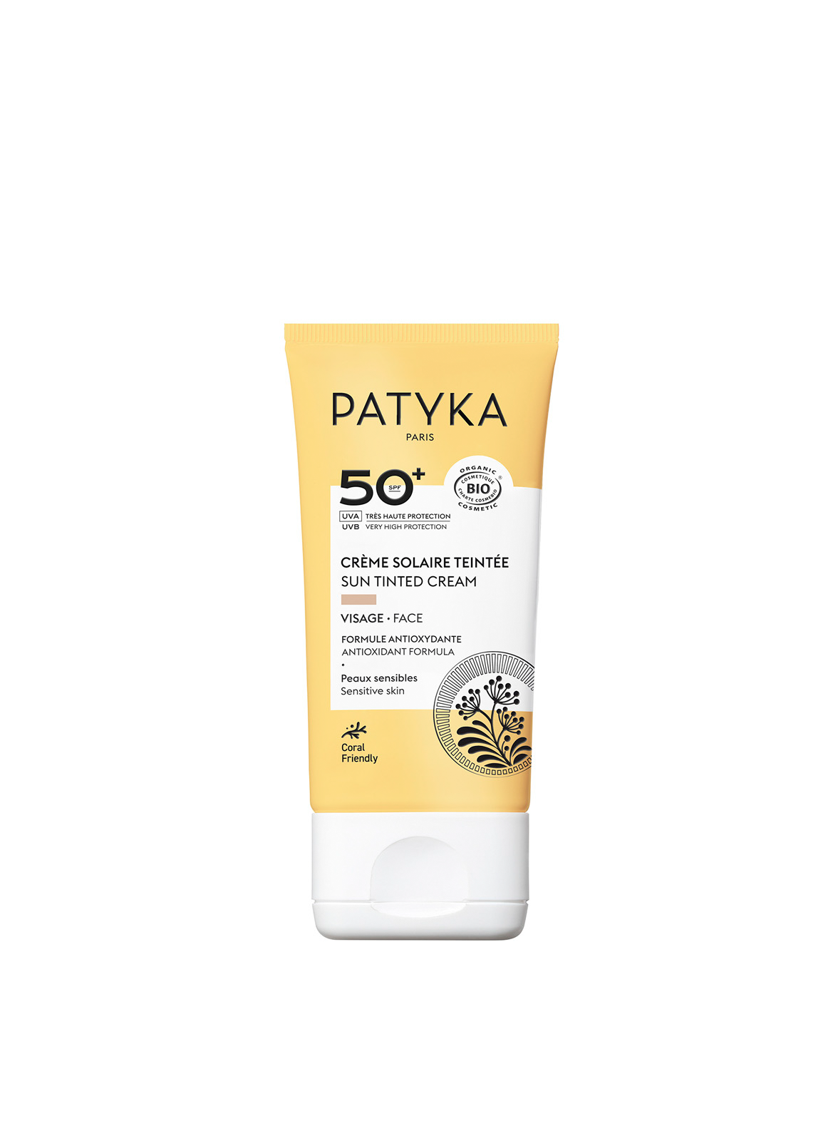 Crème Solaire Teintée SPF50 PATYKA No color