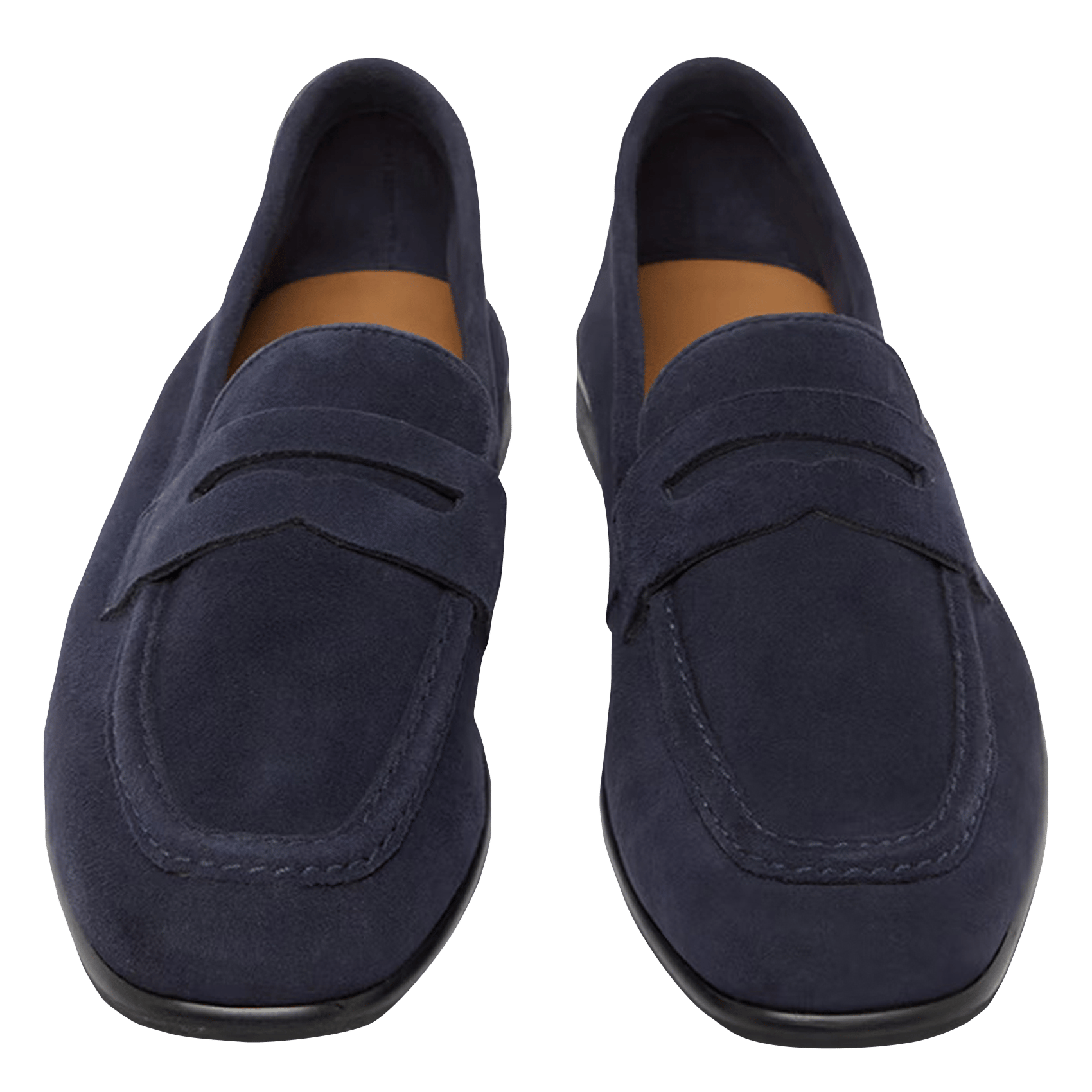 Mocassins en cuir velours JONAK Bleu