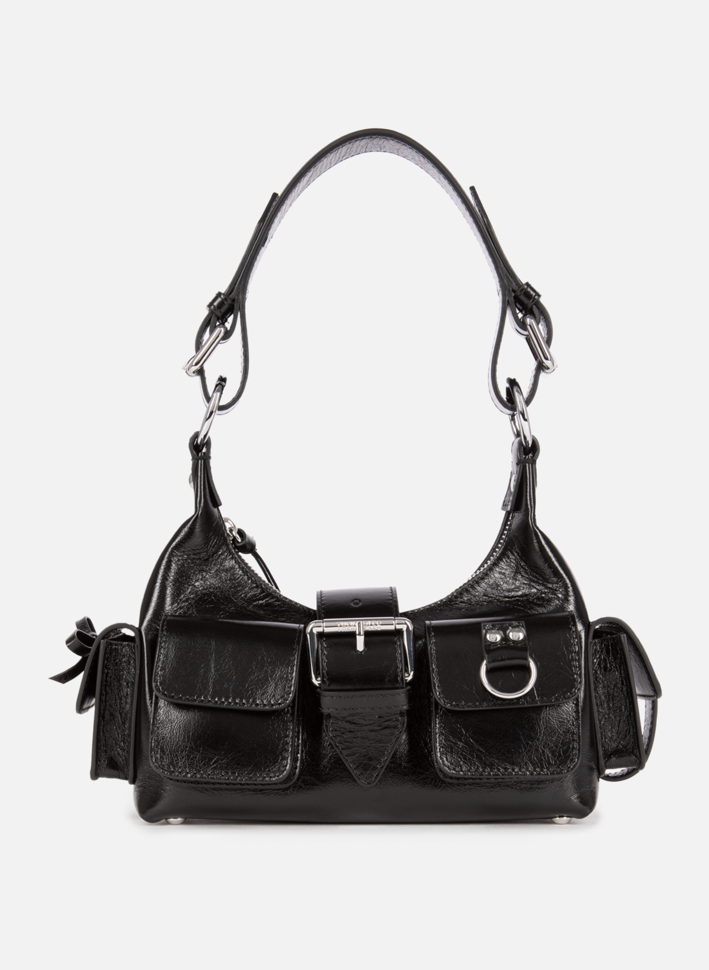 Amelia small cracked leather bag THE KOOPLES