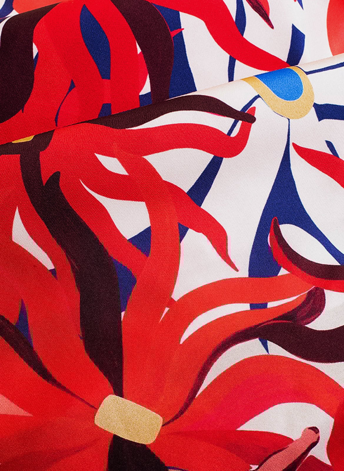 Floaty silk scarf PETITJEAN PARIS Blue