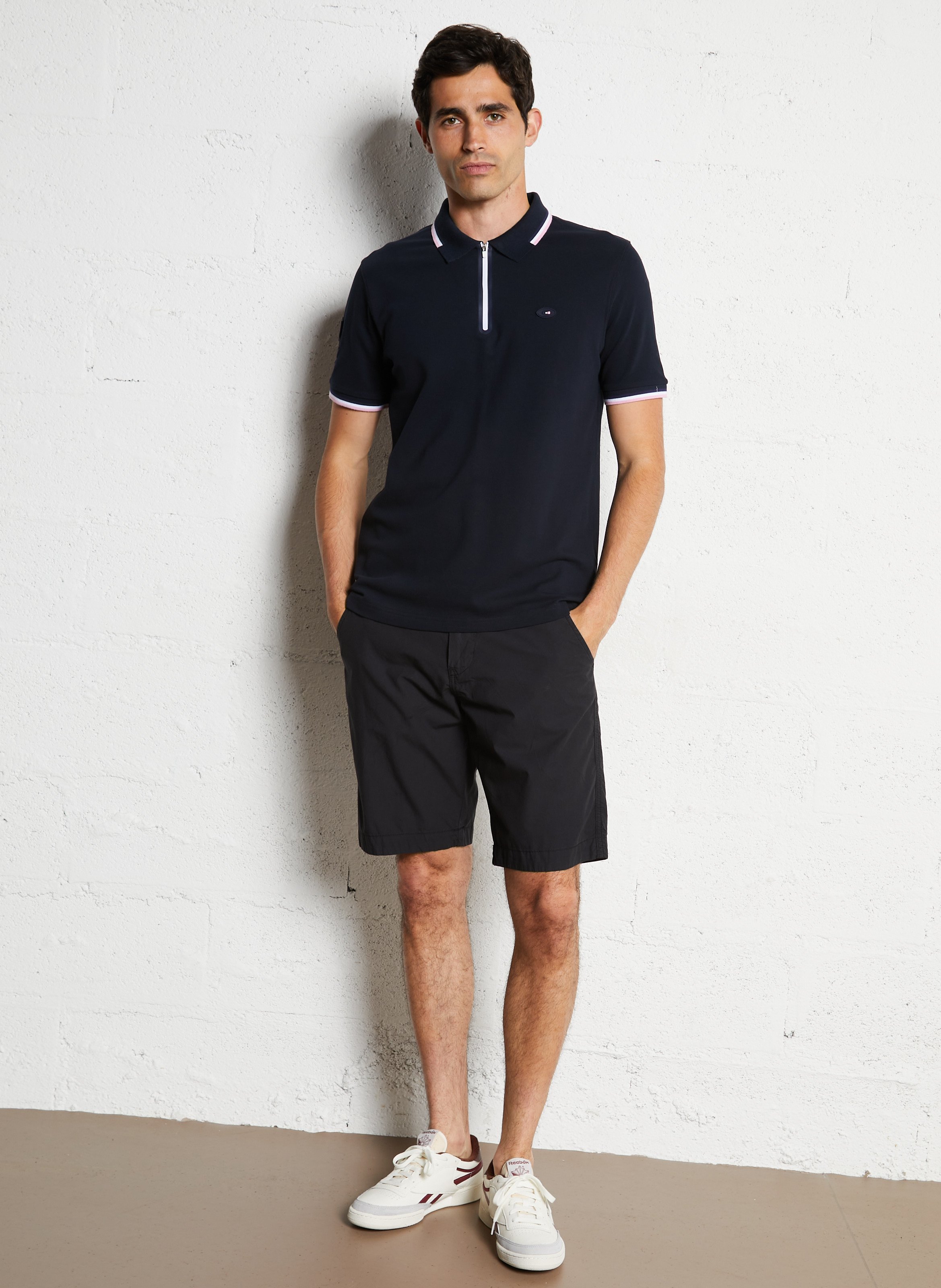 Straight cotton shorts NAPAPIJRI Black