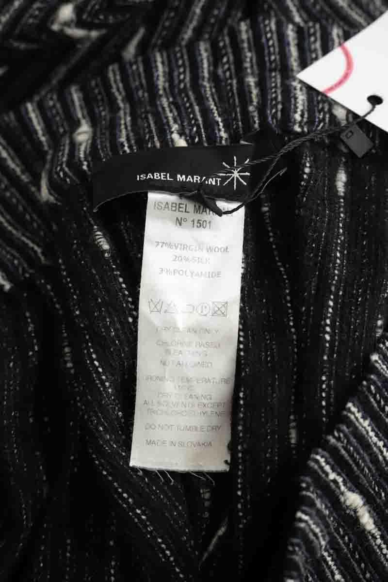 Bandol straight woollen trousers ISABEL MARANT ÉTOILE - SECONDE MAIN Black