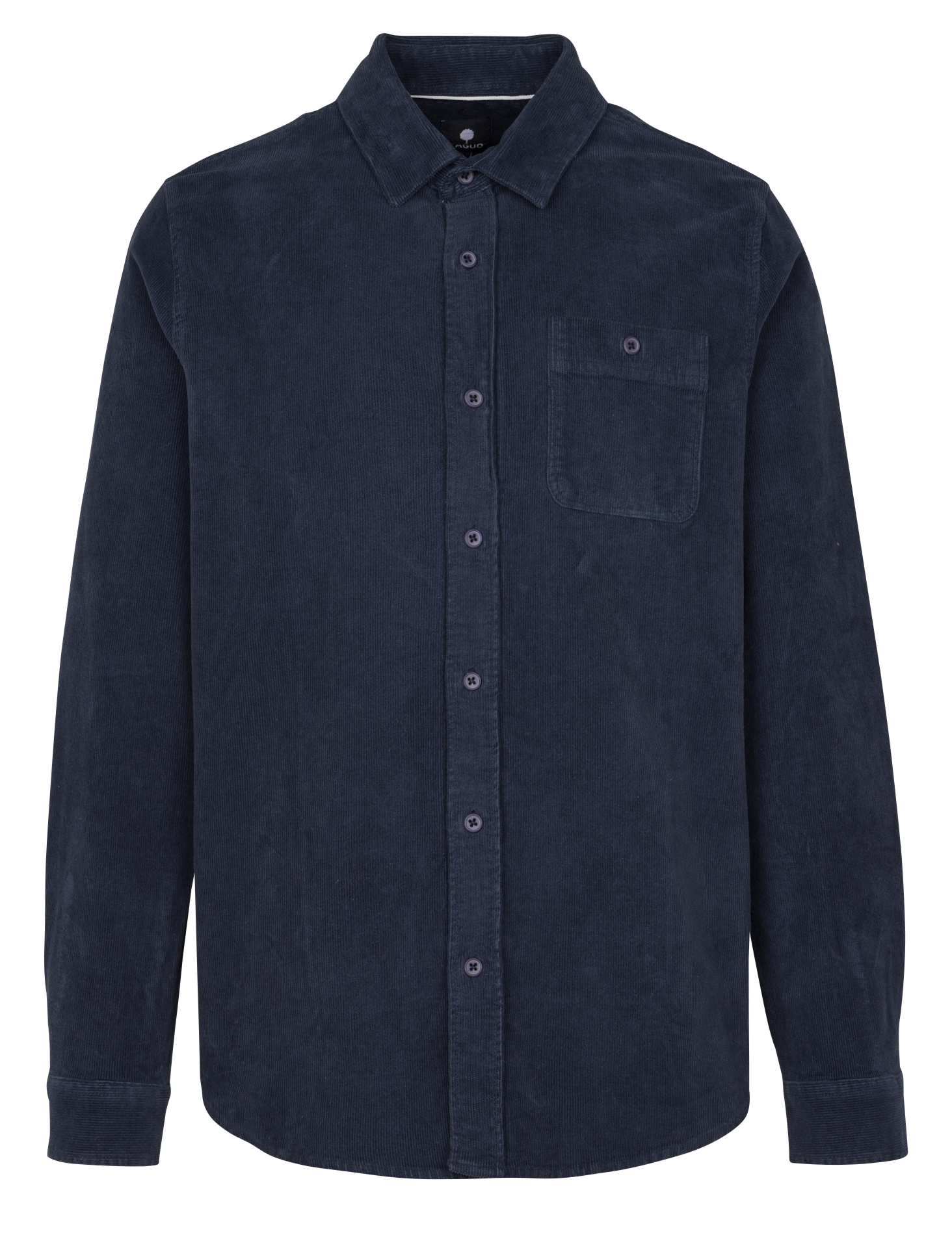 Surchemise col classique  en coton mélangé FAGUO Bleu