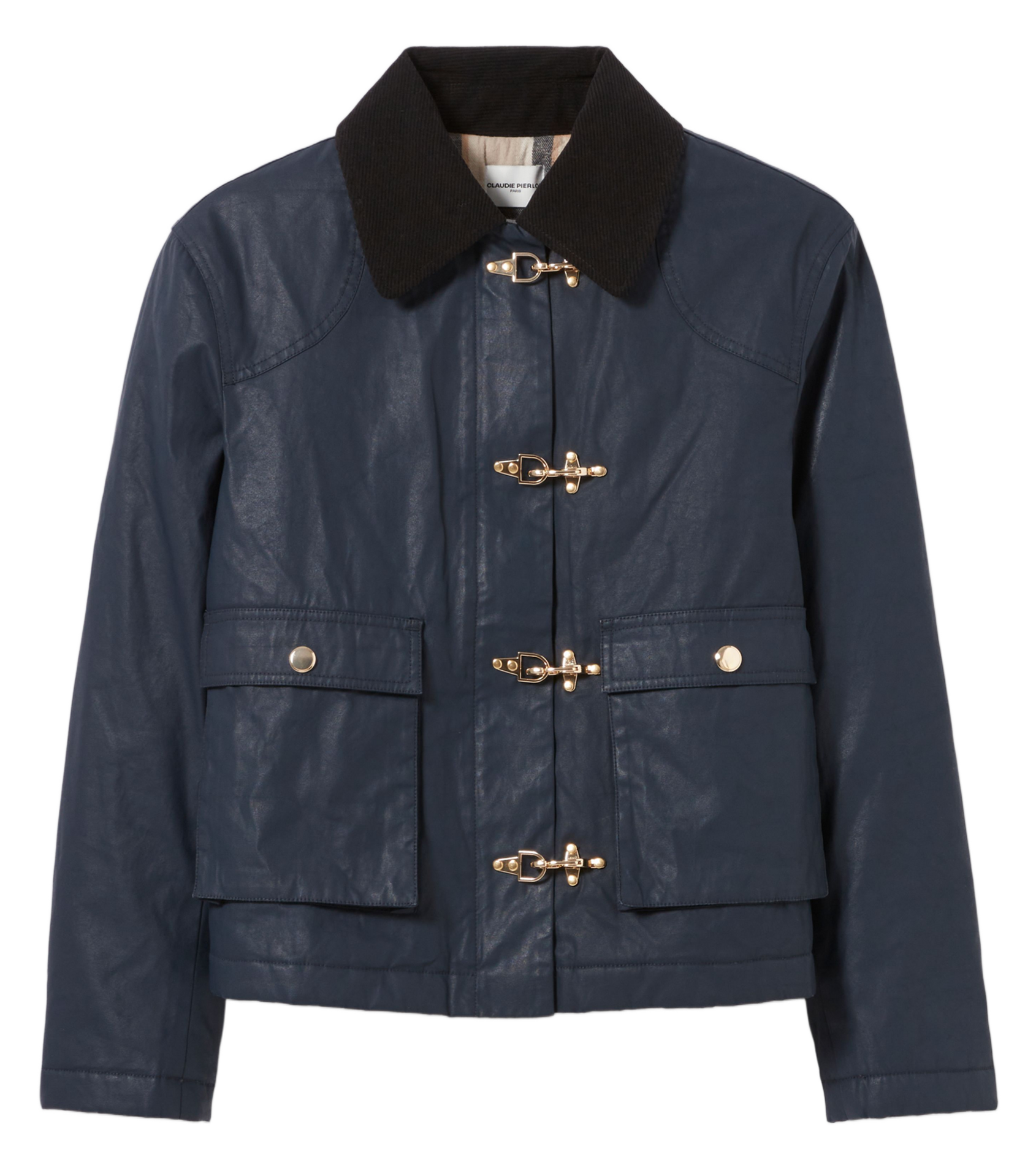 Mantel mit Hemdkragen CLAUDIE PIERLOT Blau