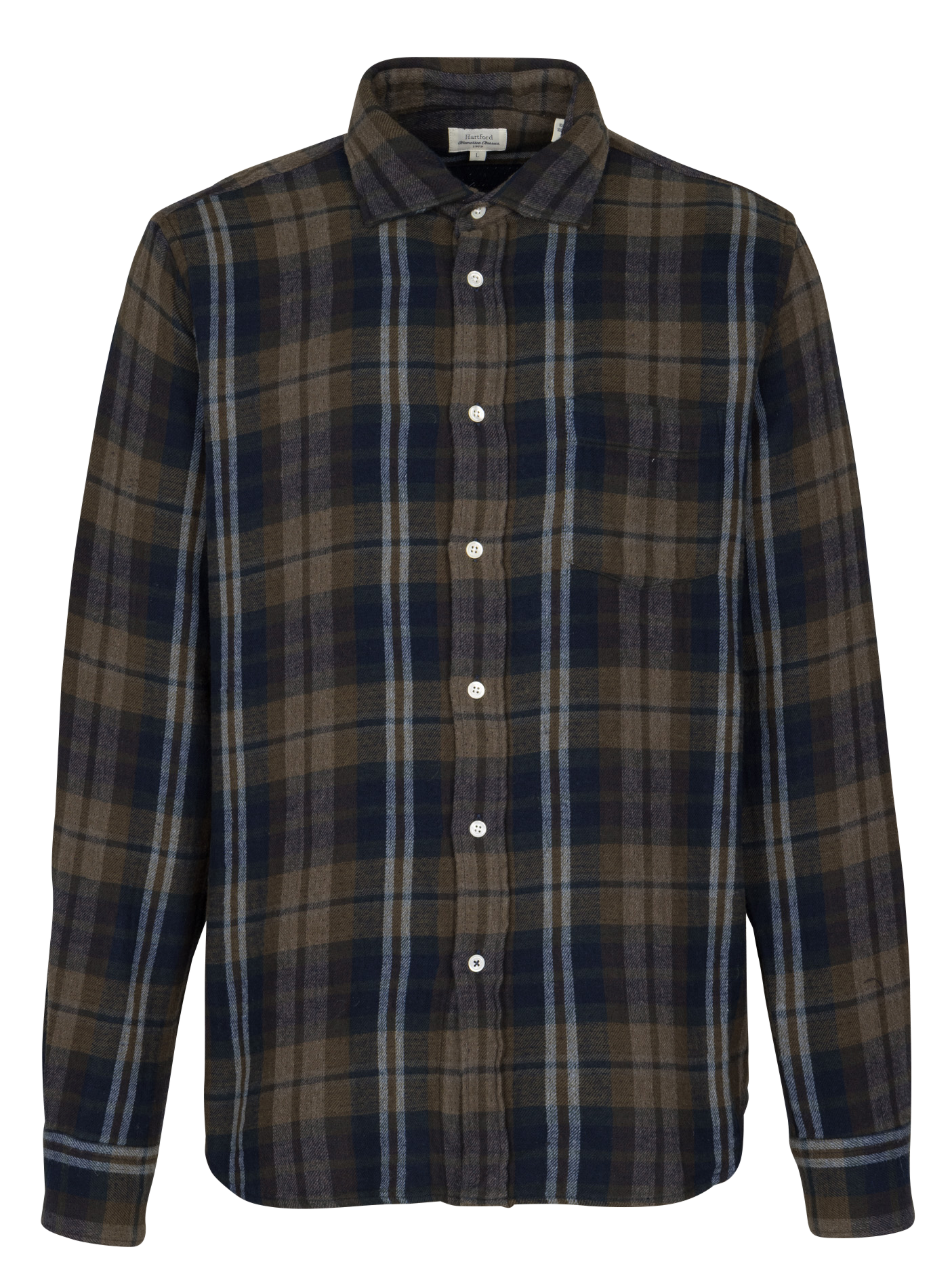 Chemise  col classique en coton HARTFORD Multicolore