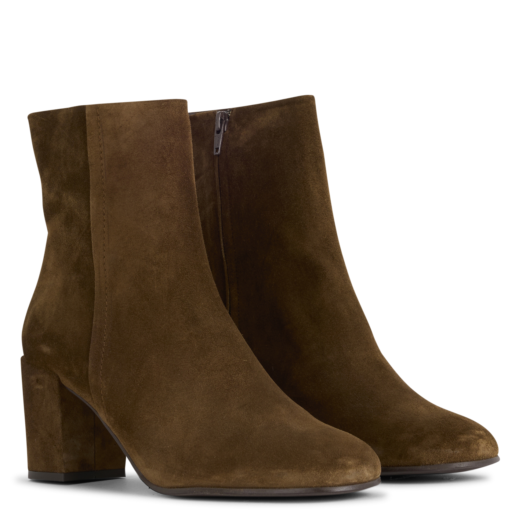 Stiefeletten aus Veloursleder BILLI BI Braun