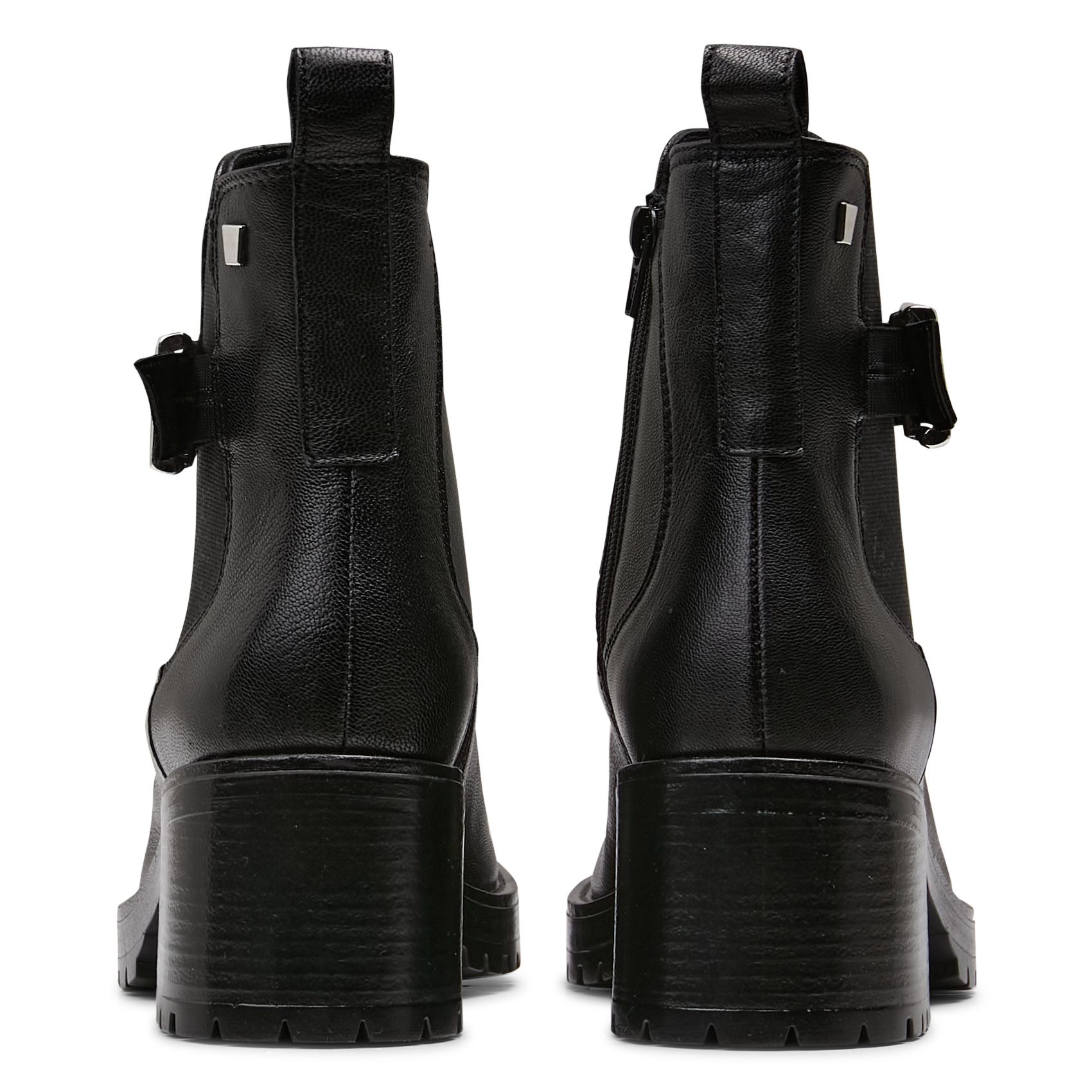 Bottines à talons en cuir JB MARTIN Noir