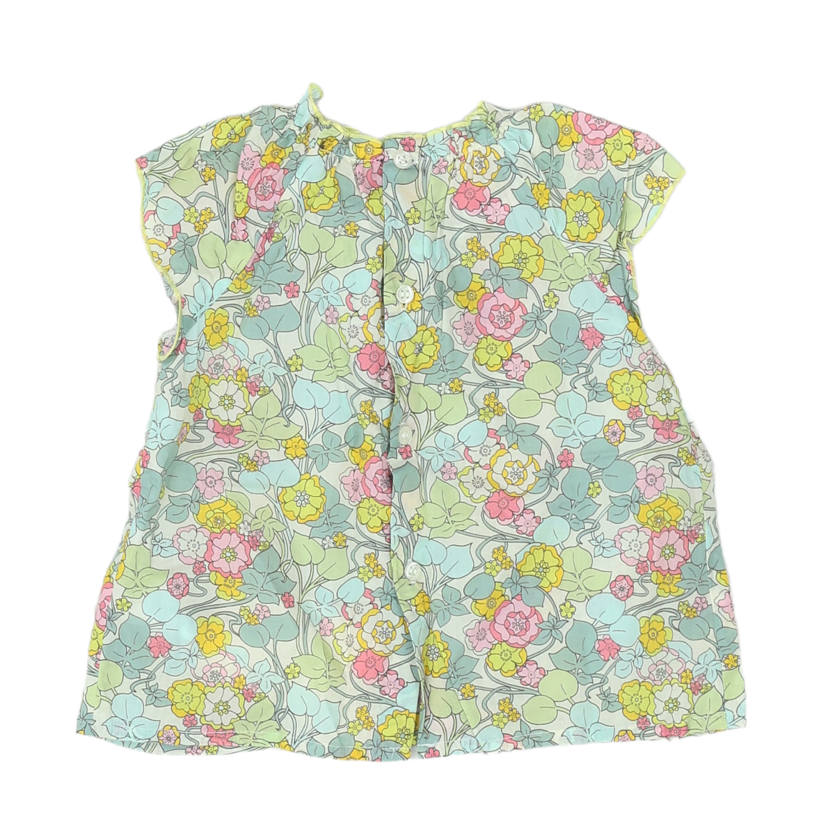 Green baby blouse - 18 months BONPOINT - Seconde Main Green